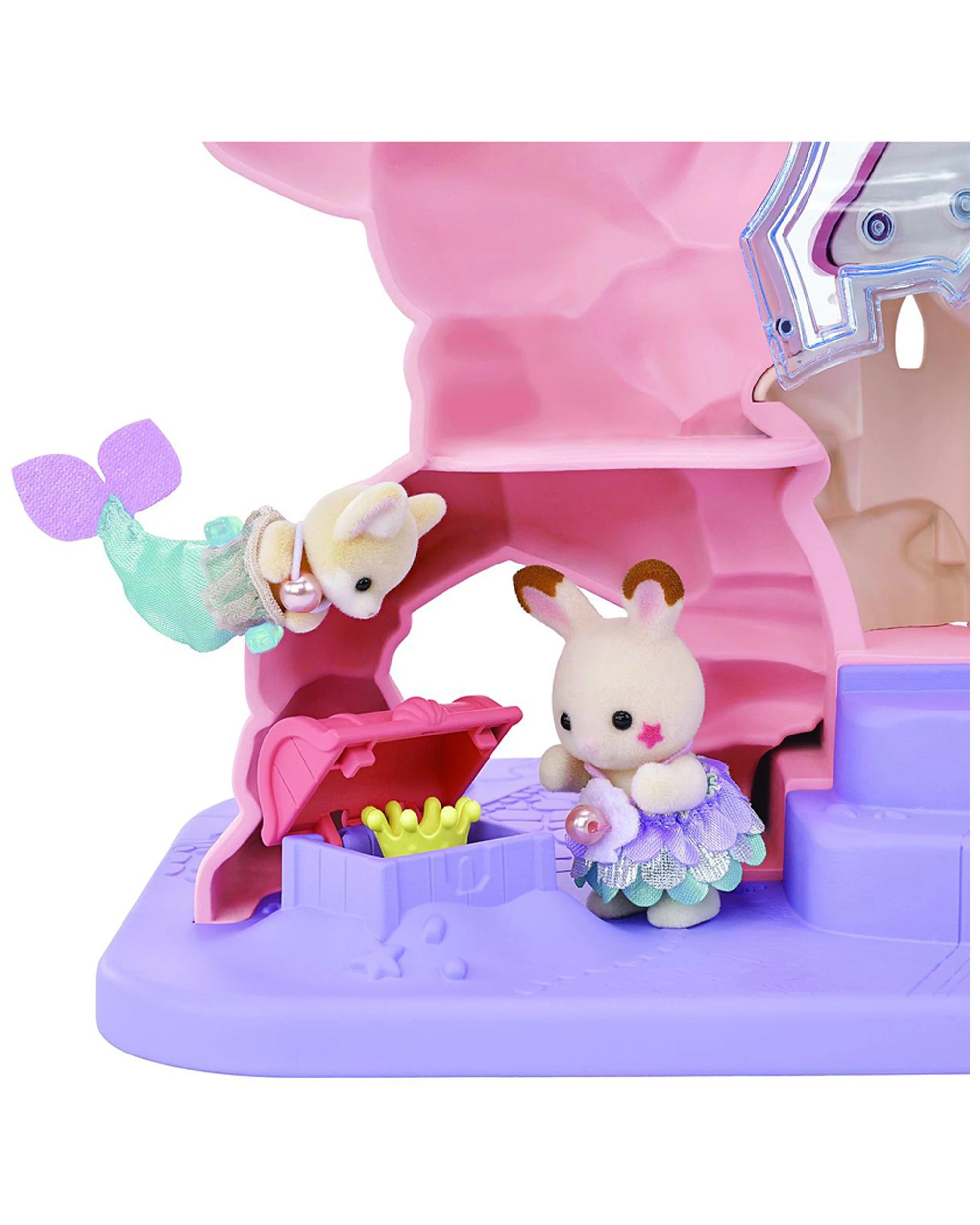 7 Sylvanian Families Baby Mermaid Castle Kids Miniature Doll Figure Toy Set 3 Years Plus - Multi, 7 of 7