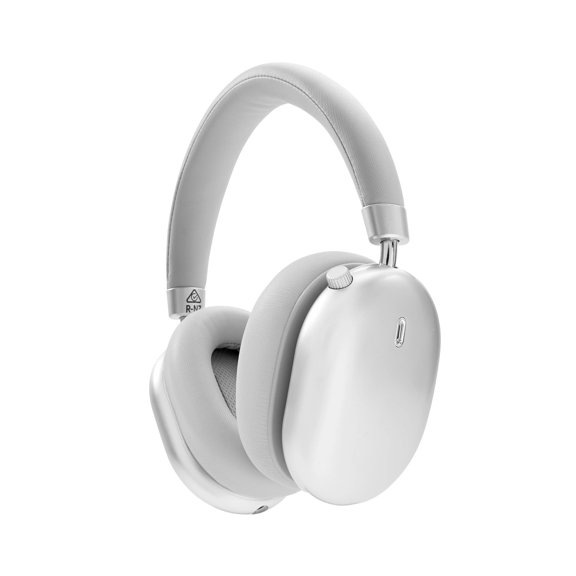 1 Bluetooth Overear ANC ENC Headphones - Silver Look, 1 of 8