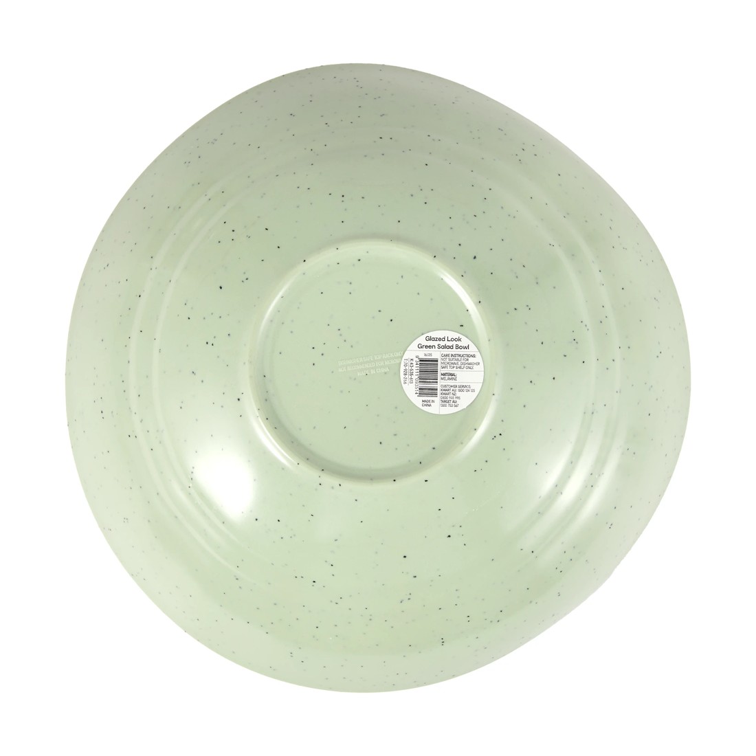 4 Green Glazed Look Salad Bowl, 4 of 4
