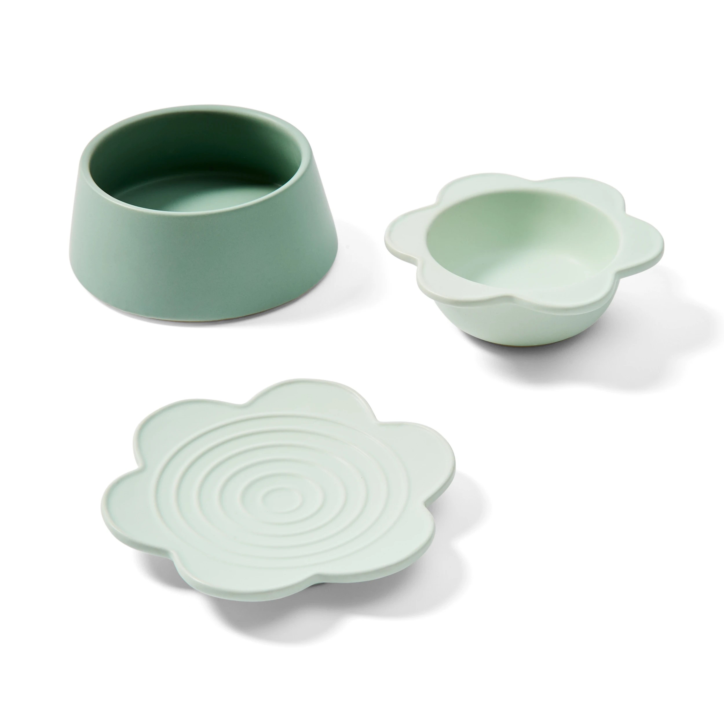 3 3 Pack Cat Bowl Ceramic, 3 of 6