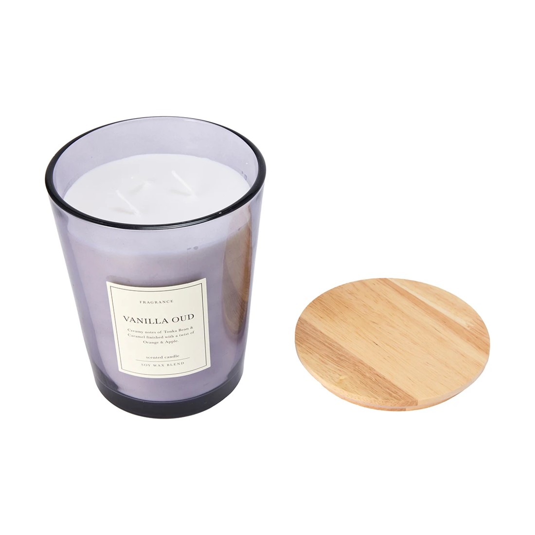 4 XL Vanilla Oud Soy Wax Blend Scented Candle, 4 of 4
