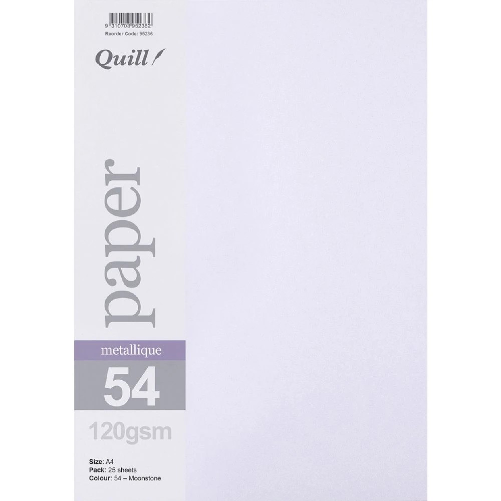1 Quill A4 Paper Metallique Moonstone 25 Pack, 1 of 1
