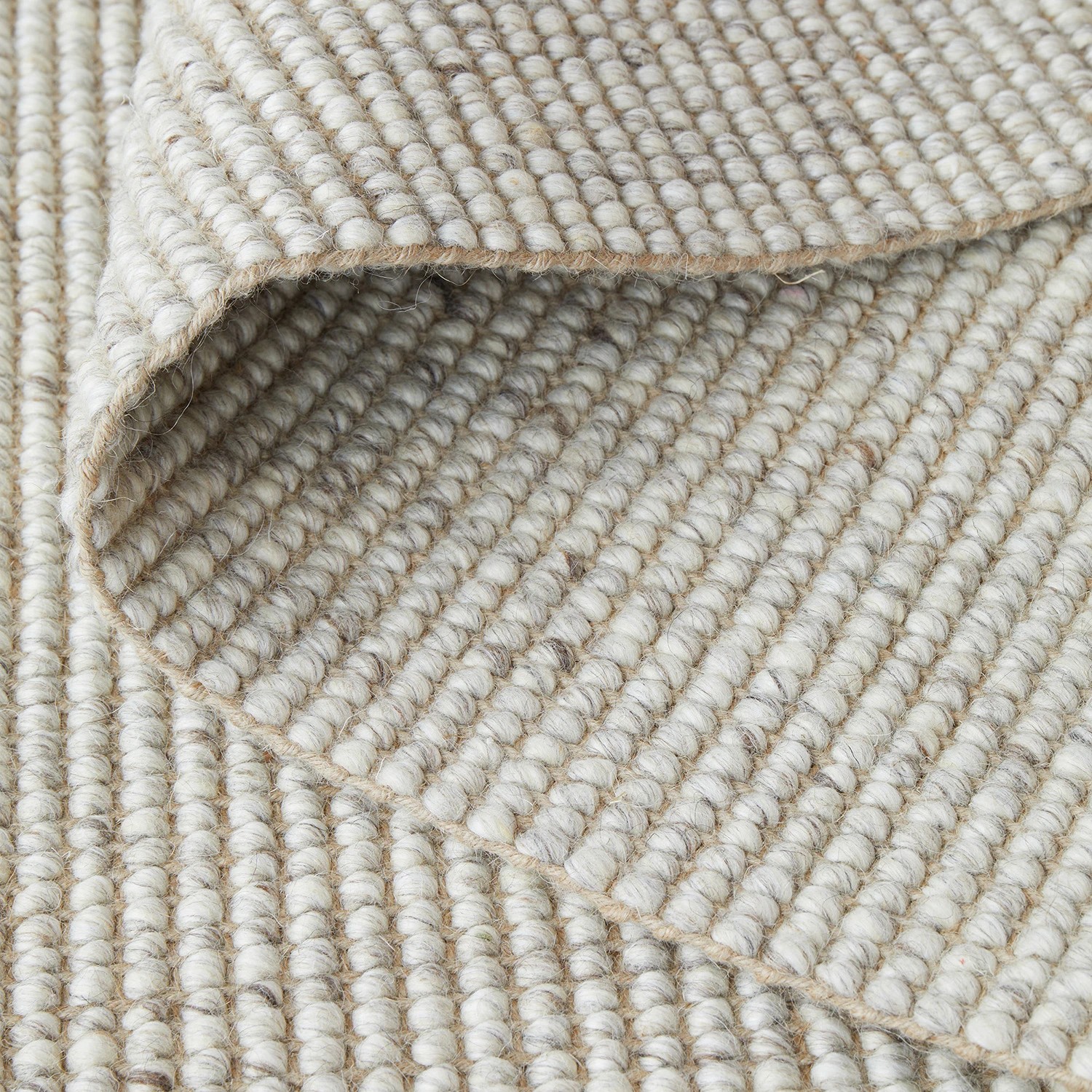 6 Common Ground Rugs Kingsley Ariel 300x80cm - Medium Runner Hand Loomed Wool & Jute Rug - Beige, 6 of 6