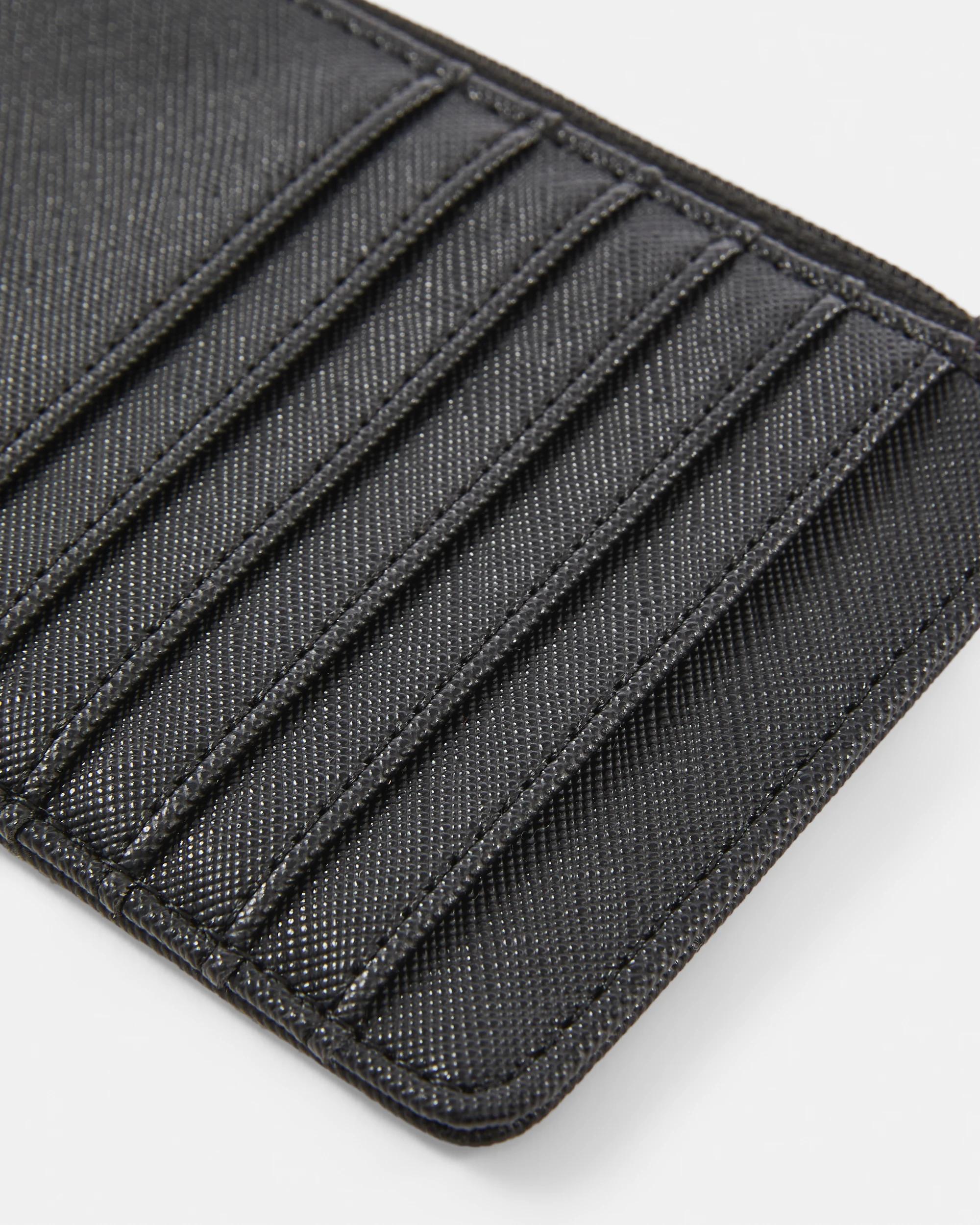 4 Zip Card Purse BLACK, 4 of 4