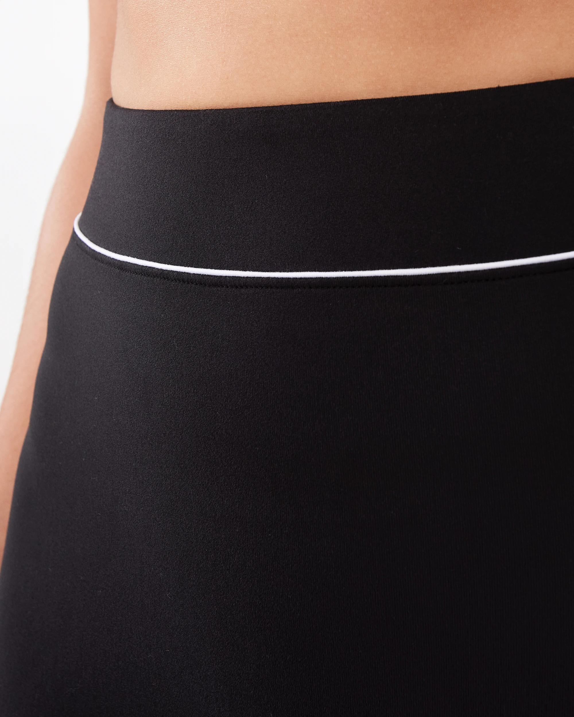 5 Active Womens Contrast Leggings Black, 5 of 7