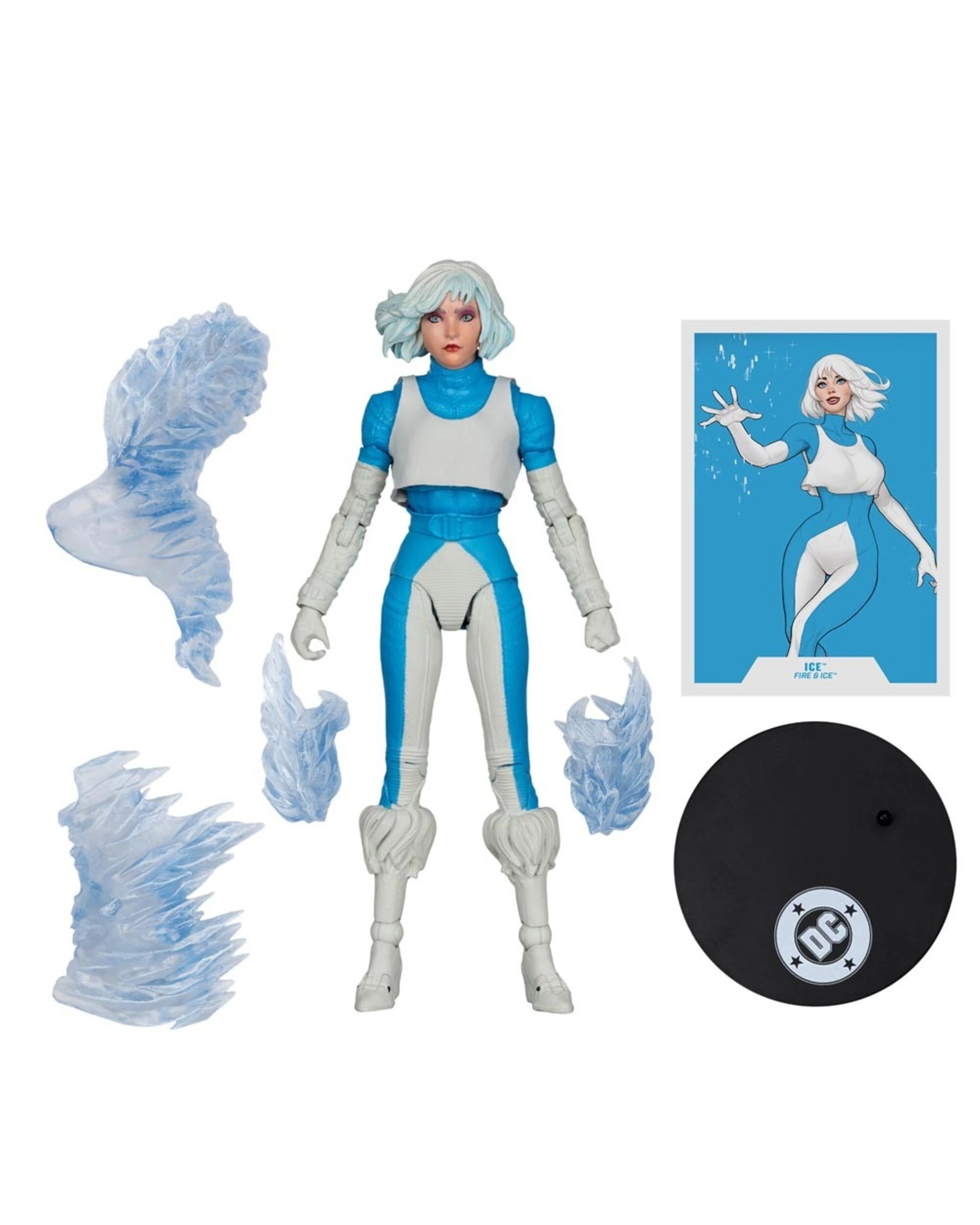 5 DC Comics - DC Multiverse Ice (Fire & Ice: Welcome to Smallville) 7" Action Figure, 5 of 5