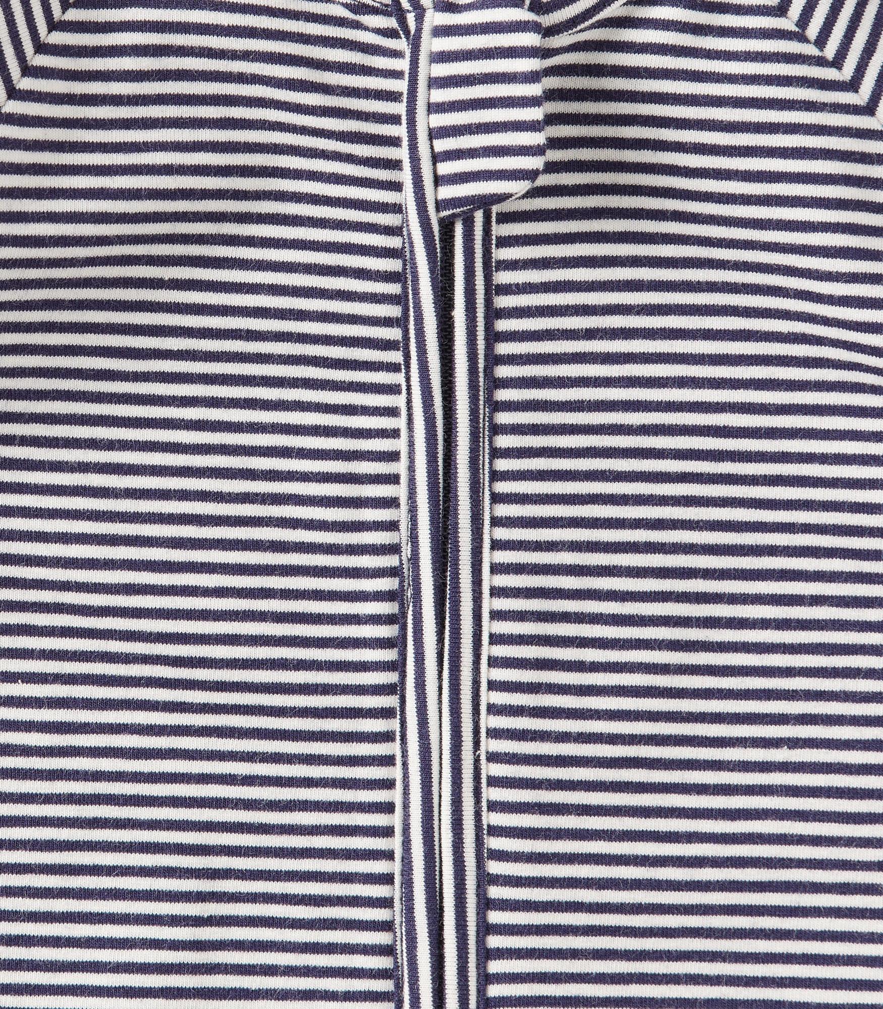 7 Target Baby Organic Cotton Stripe Coverall NAVY BLUE, 7 of 7