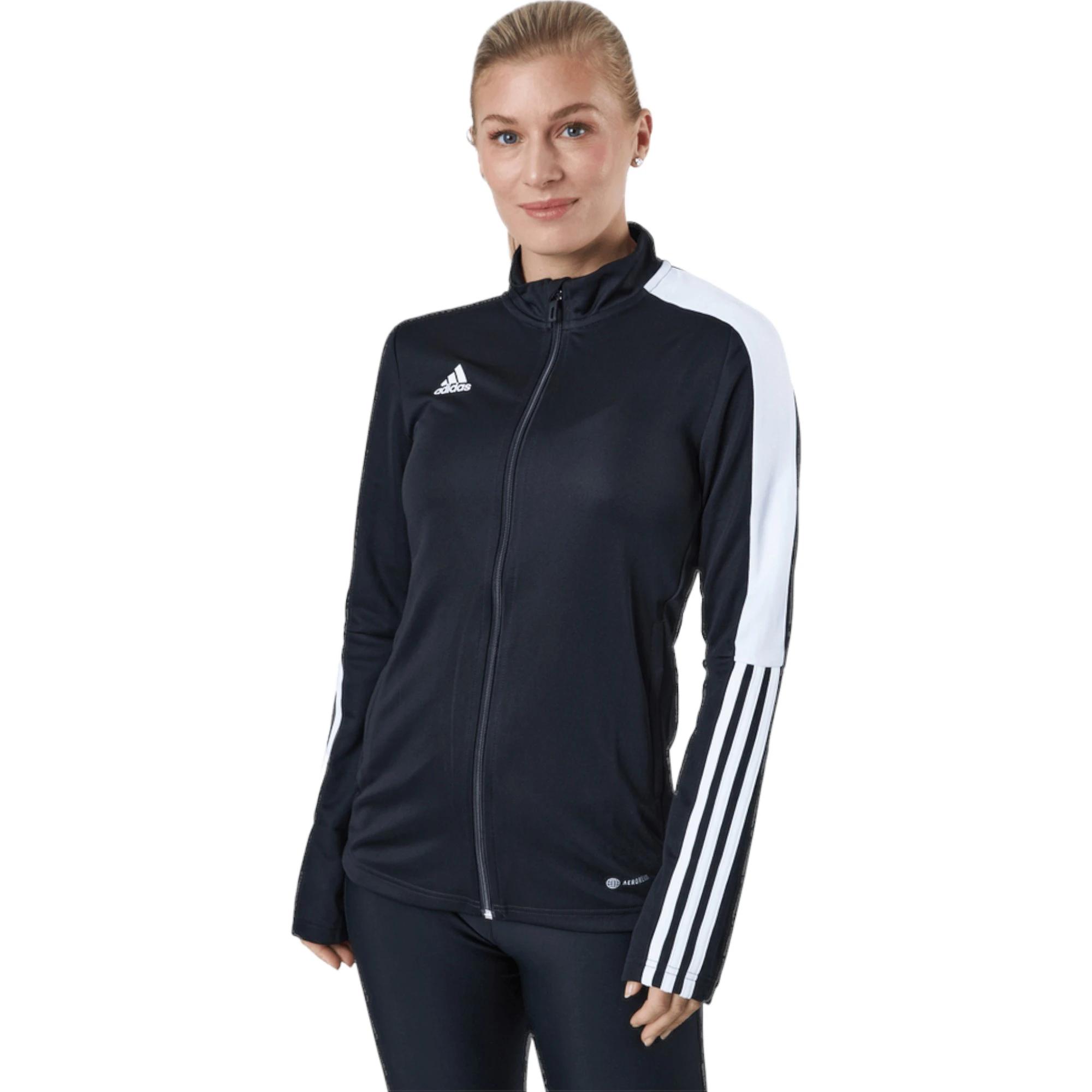 1 Adidas Womens Tiro TKJKT ES Track Top Jacket Black BLACK, 1 of 5