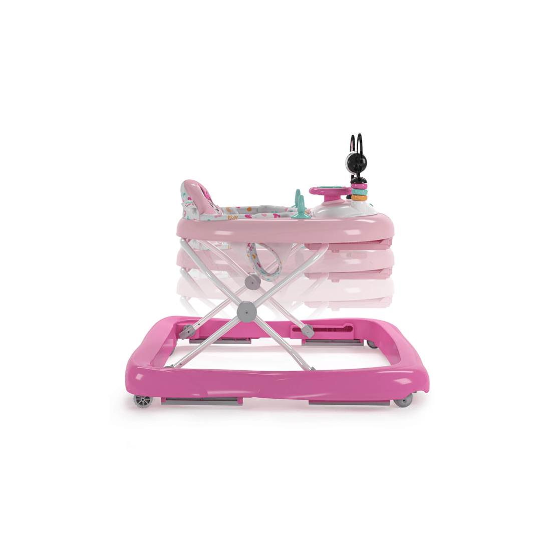 2 Bright Starts Disney Minnie Mouse Foldable Baby Walker With Music & Play Toys 6m+
 - Pink, 2 of 9