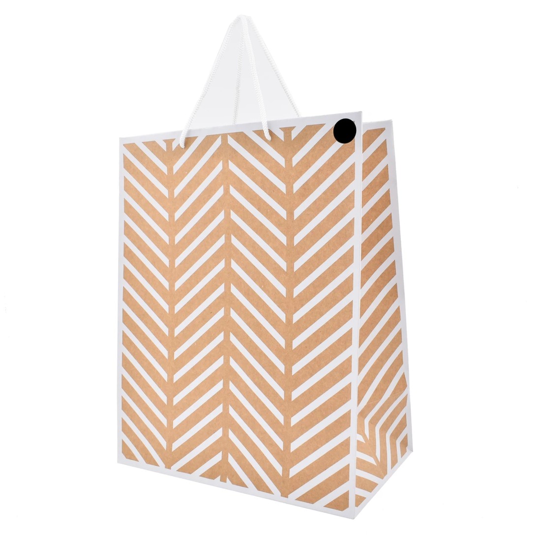 2 Hallmark Zigzag Kraft Gift Bag - Large, 2 of 3