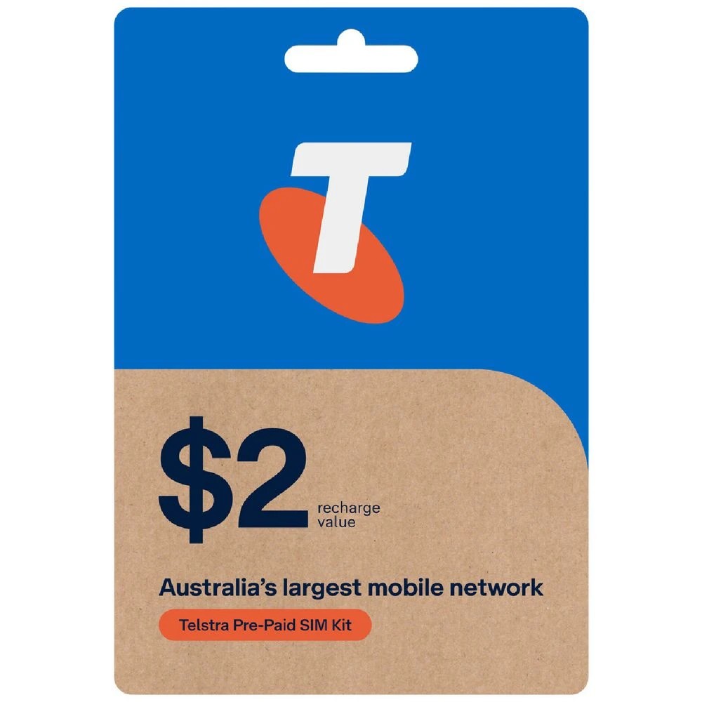 1 Telstra $2 Prepaid SIM, 1 of 1