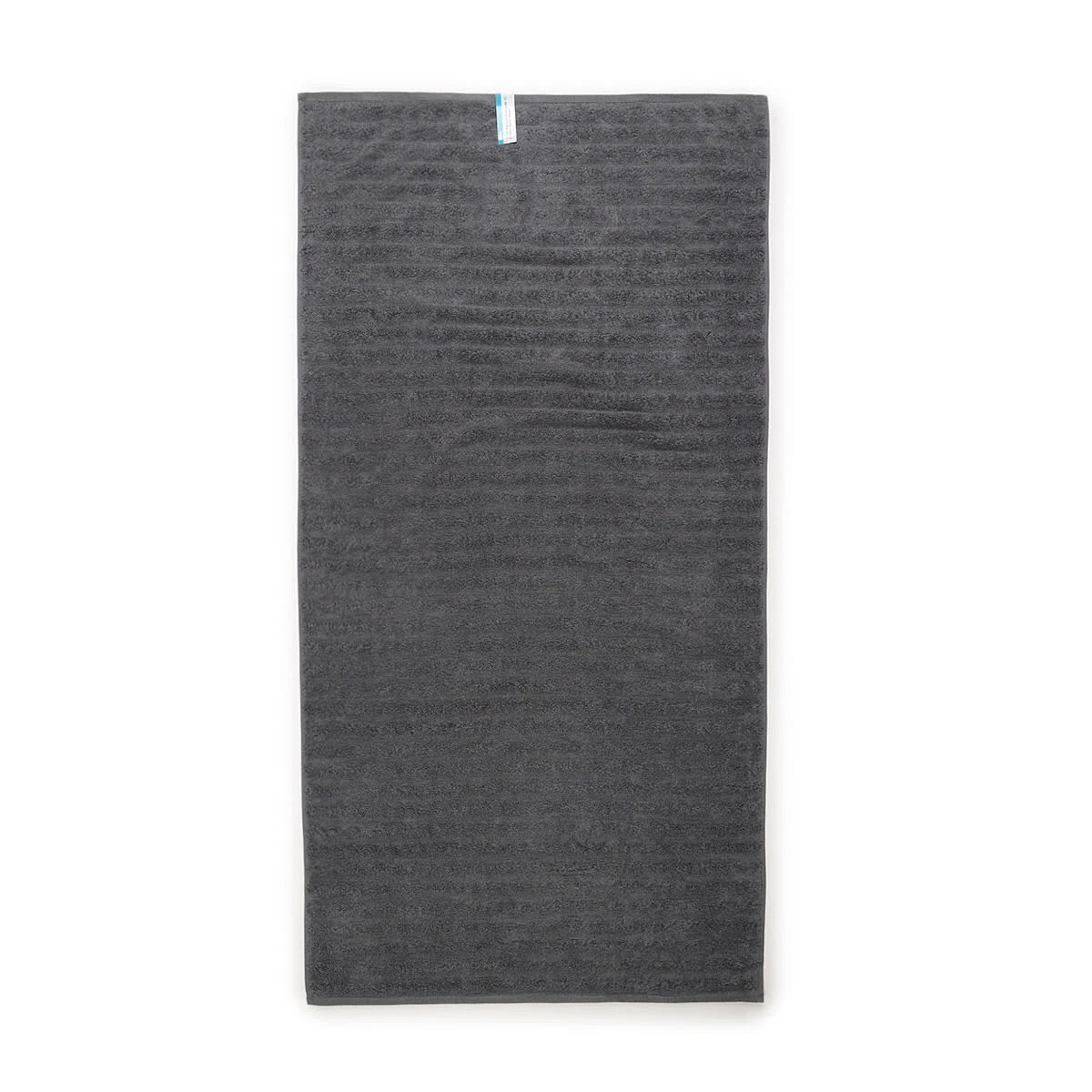 5 Thick Ribbed Australian Cotton Bath Sheet - Grey, 5 of 5