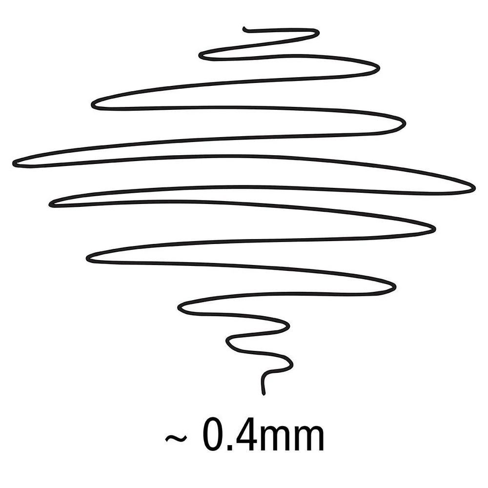 3 Staedtler Pigment Liner 0.4mm Black, 3 of 3