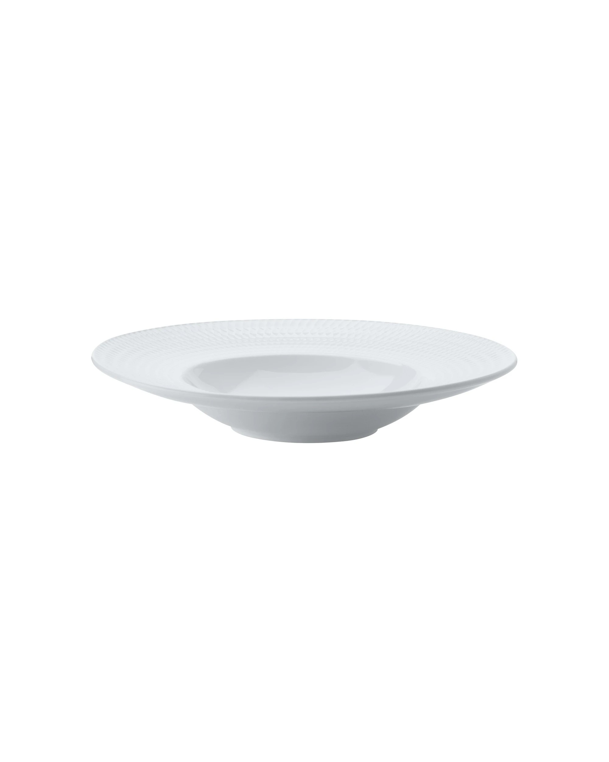 1 Maxwell & Williams Diamonds Show Plate Prestige Porcelain Embossed Pattern - White, 1 of 1