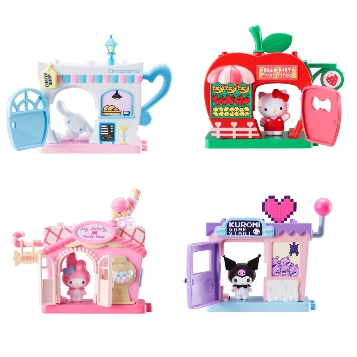 2 Hello Kitty Stacked Play House Streetscape Series Playset - Assorted, 2 of 6