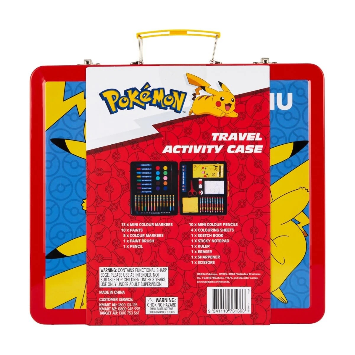 7 Pokemon Pikachu Travel Activity Case, 7 of 7