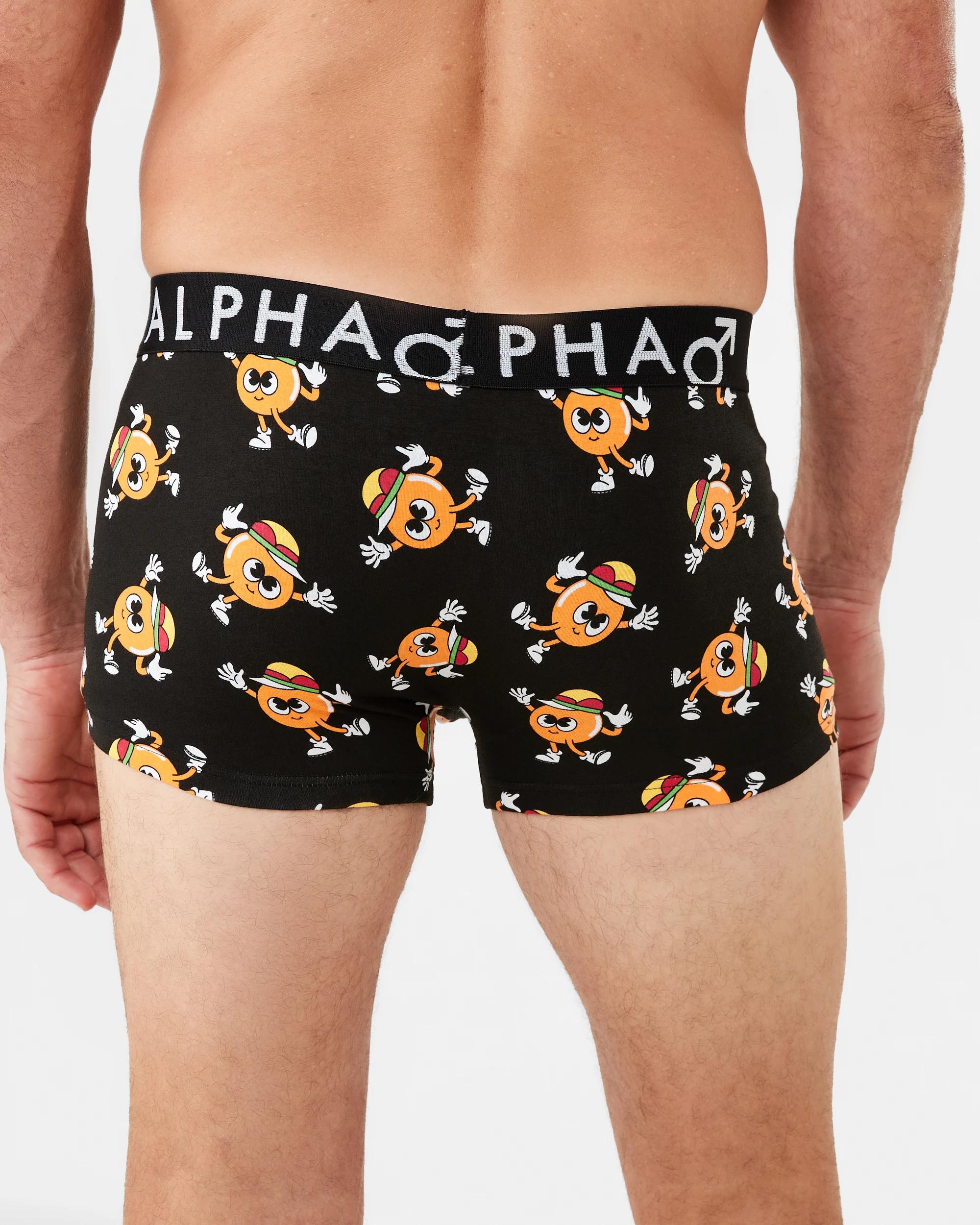 6 3 Pack Print Plain Trunks Food Fans, 6 of 8