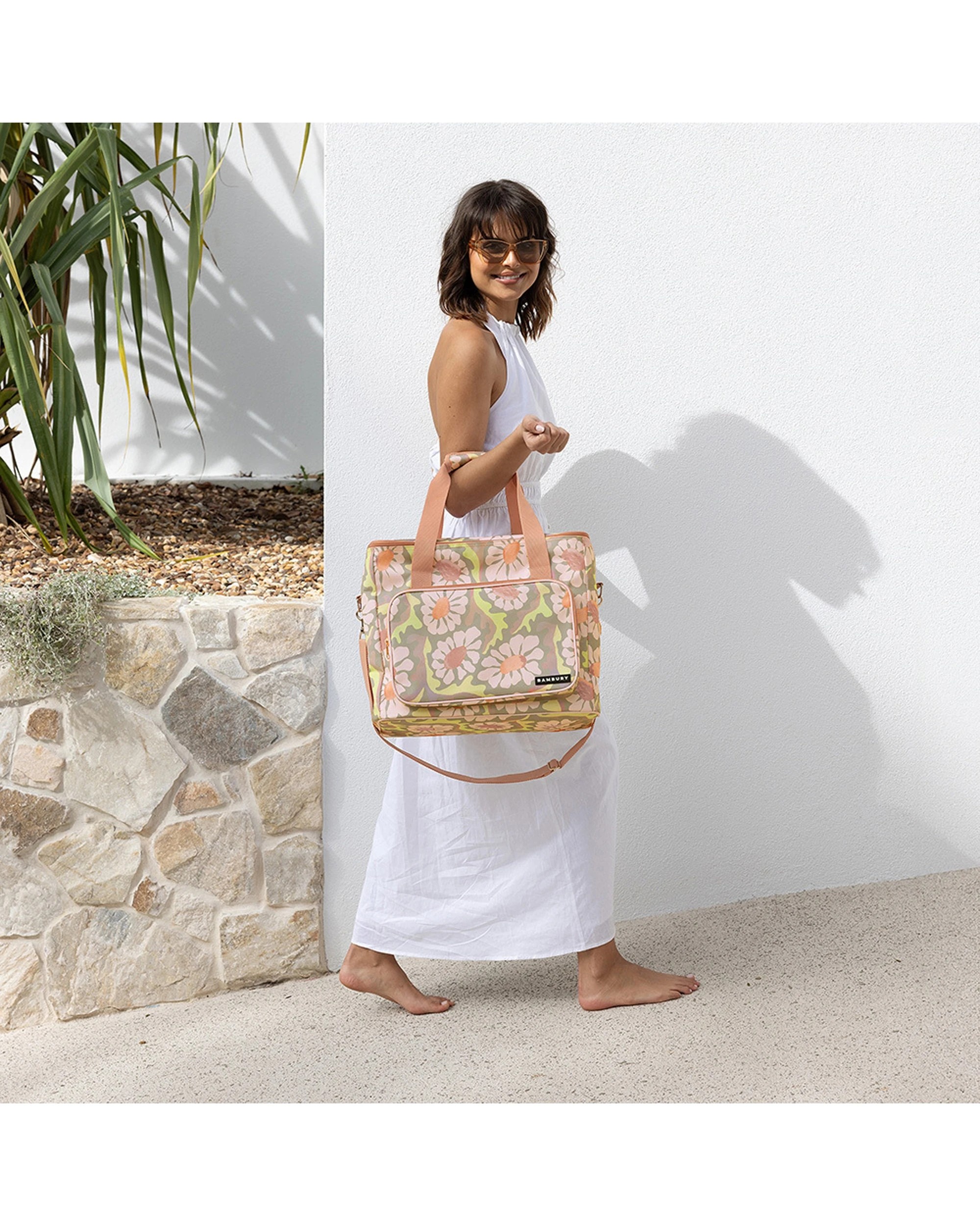 1 Bambury Sadie Cooler Bag Insulated Food Carrier Large - Pattern, 1 of 2