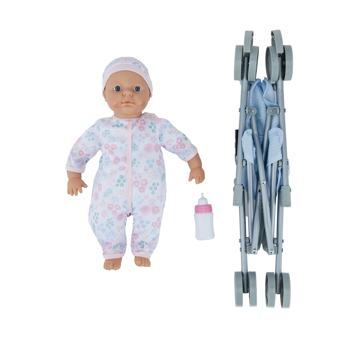 8 3 Piece Baby Doll Stroller Set, 8 of 10