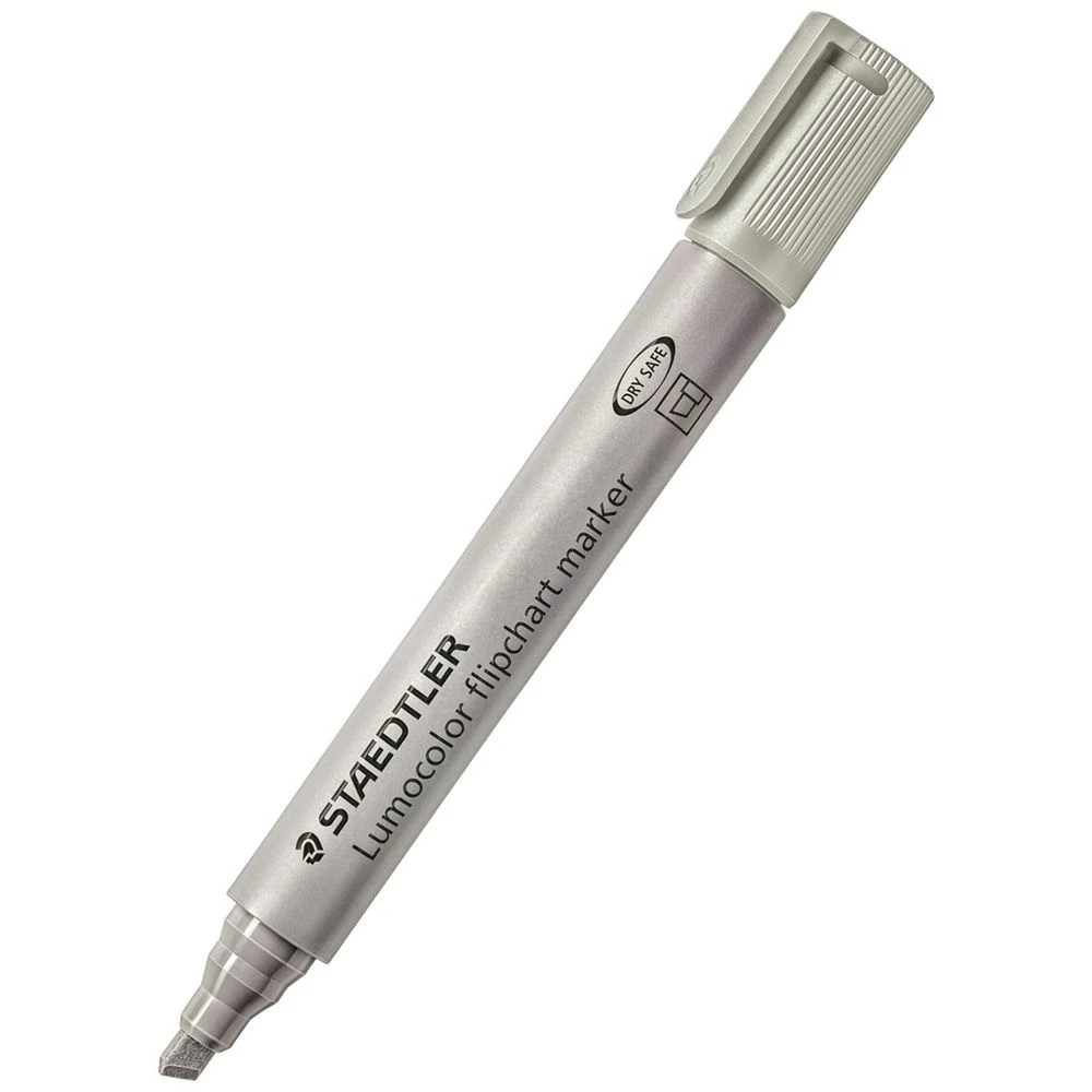3 Staedtler Flipchart Marker Chisel Assorted 4 Pack, 3 of 7
