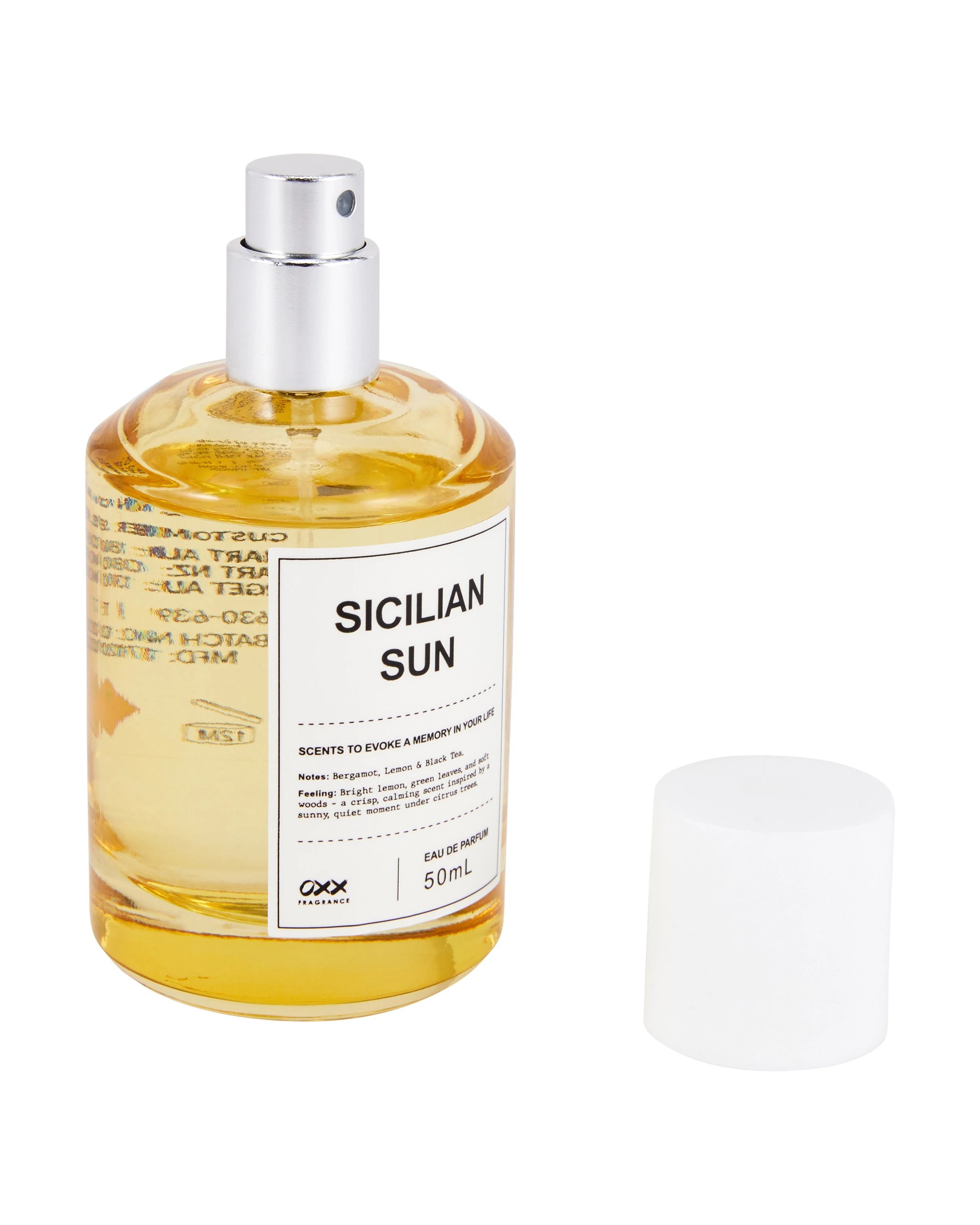 3 OXX Fragrance Sicilian Sun Eau De Parfum 50ml - Bergamot, Lemon and Black Tea, 3 of 7