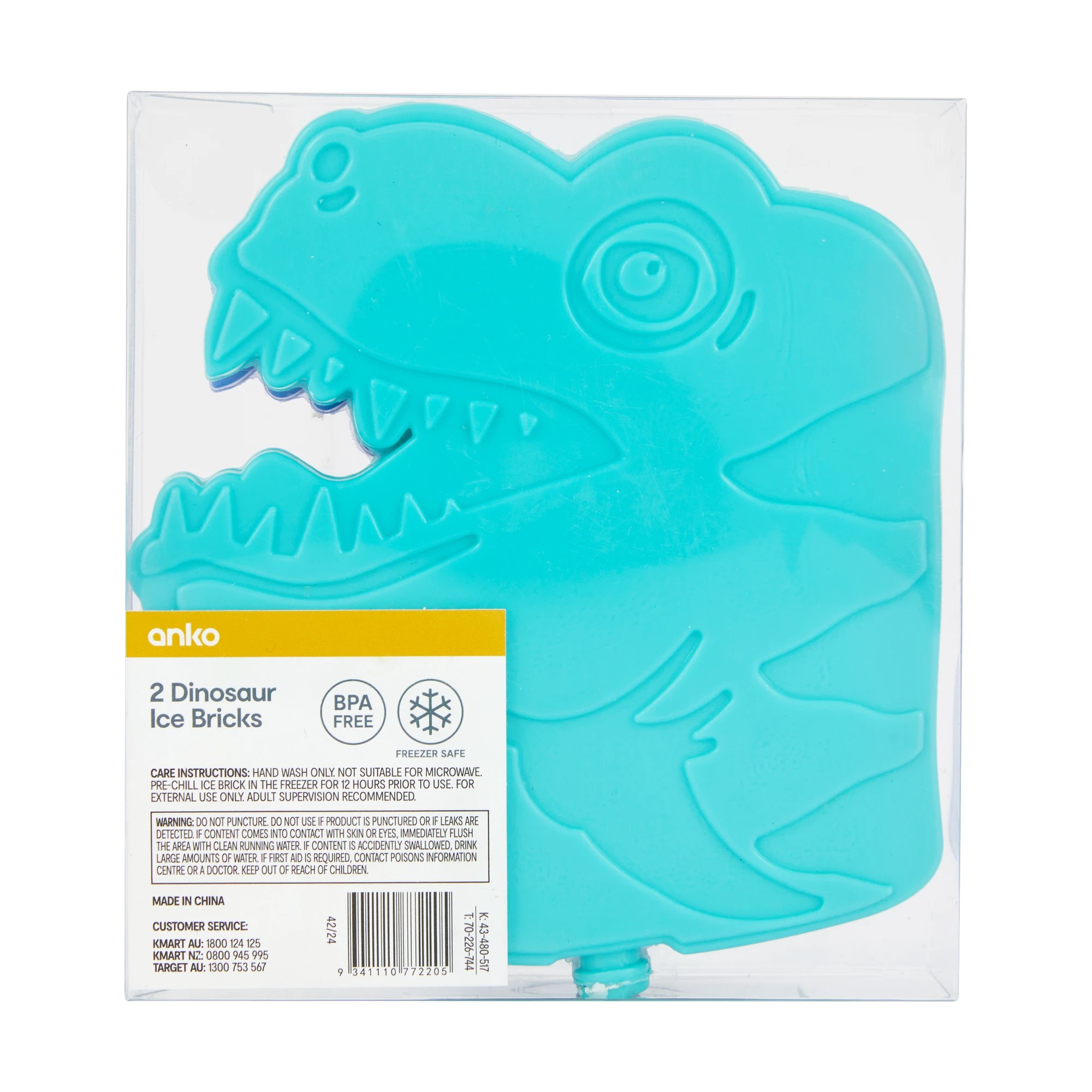 4 2 Pack Dinosaur Ice Bricks, 4 of 4
