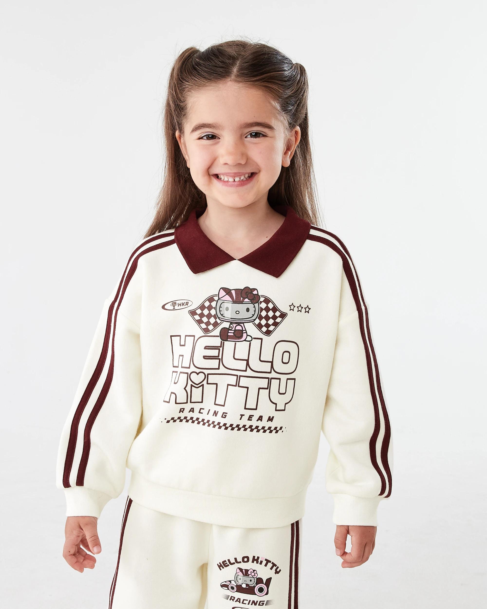 1 Hello Kitty License Oversized Crew Neck Sweatshirt Hk, 1 of 8