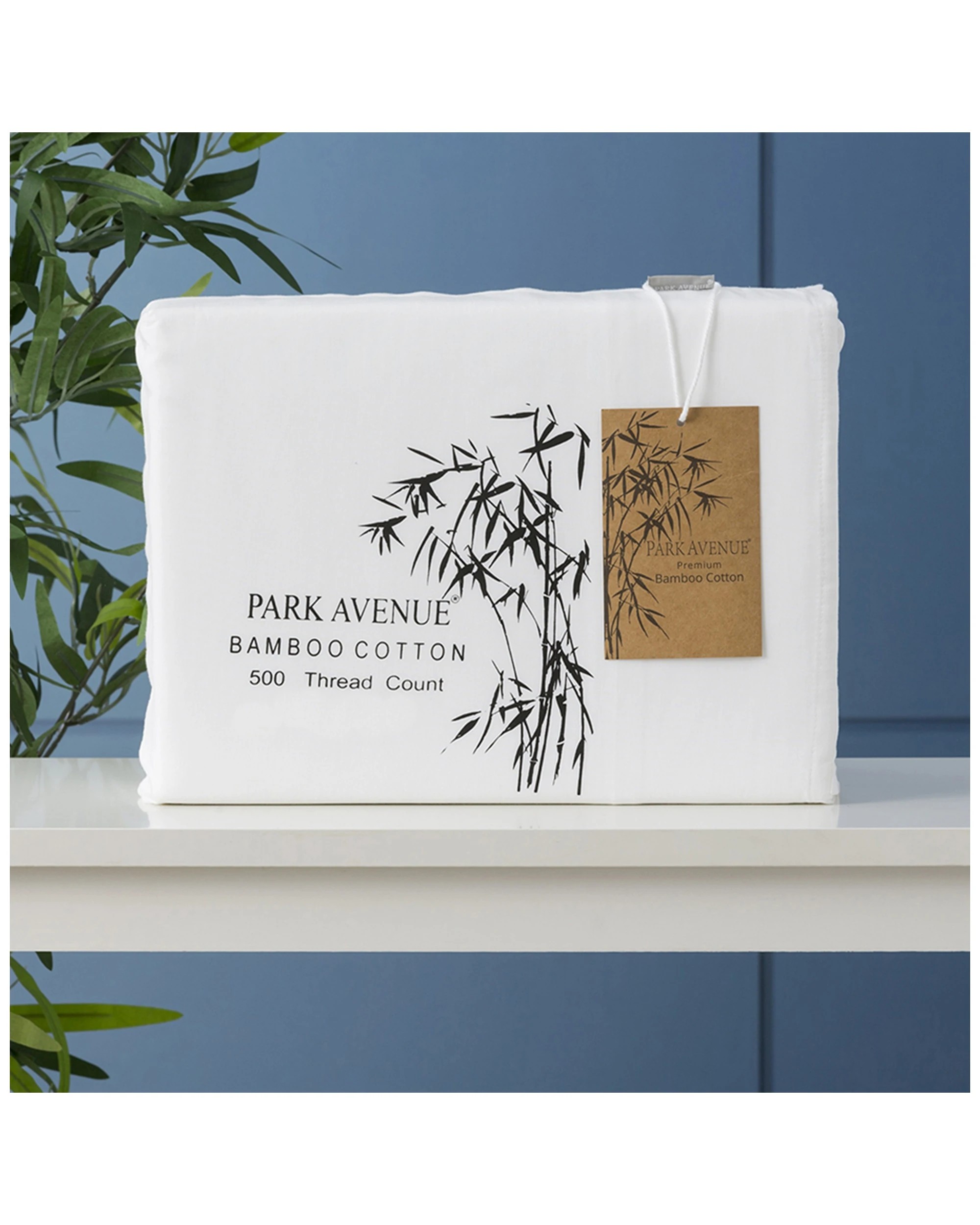 2 Park Avenue Split Queen Fitted Sheet Set With Pillowcases 500tc Bamboo Cotton
 - Queen Bed
 - White, 2 of 3