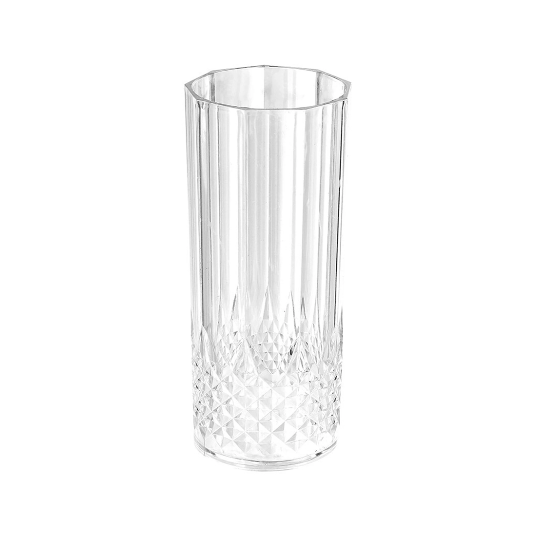 2 Lemon & Lime Crystal Deco 390ml Tumbler Tall Water/juice Outdoor Drink Cup Clear
 - Clear, 2 of 4