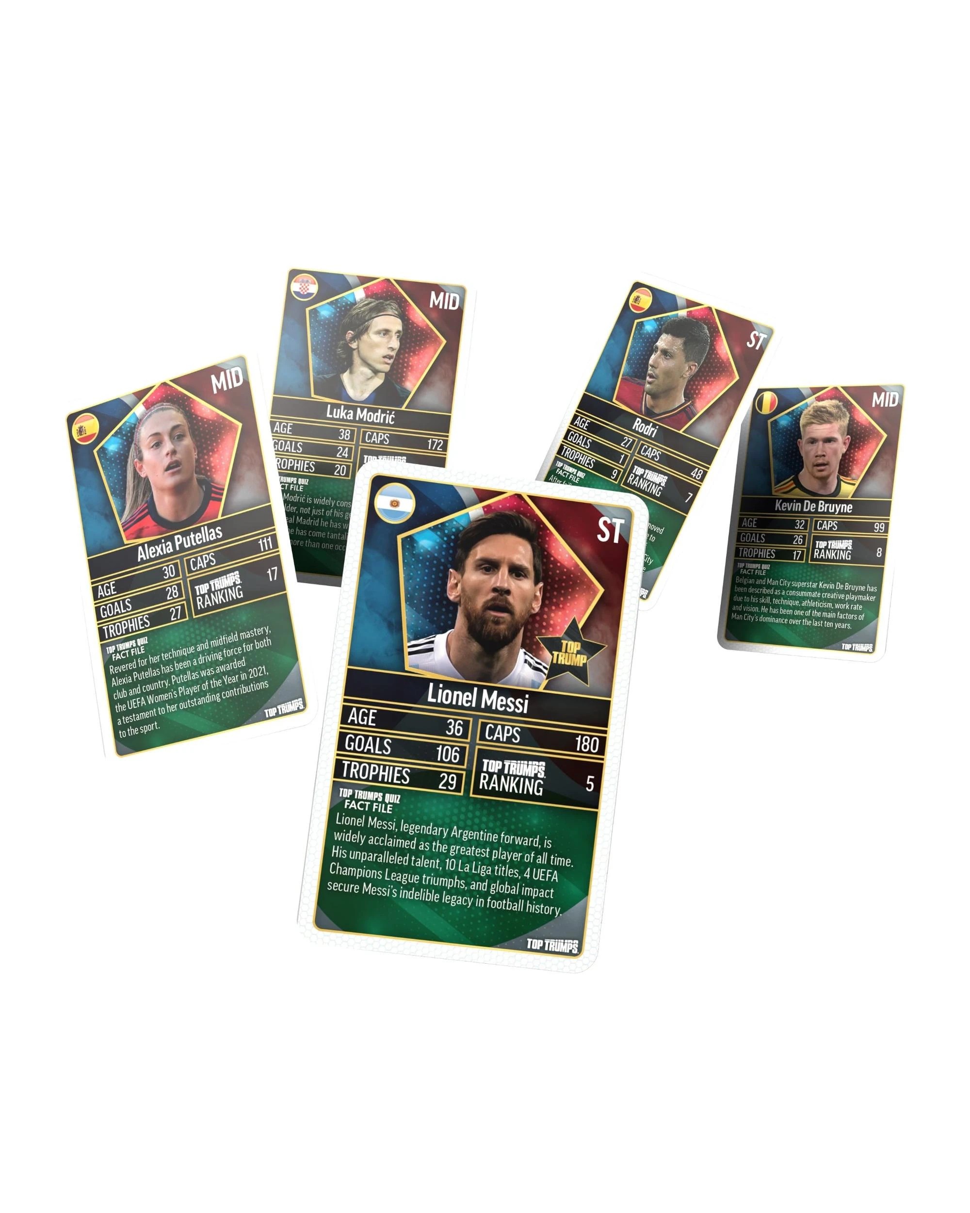 Top Trumps Battle Mat World Football Stars Card Game - Kmart