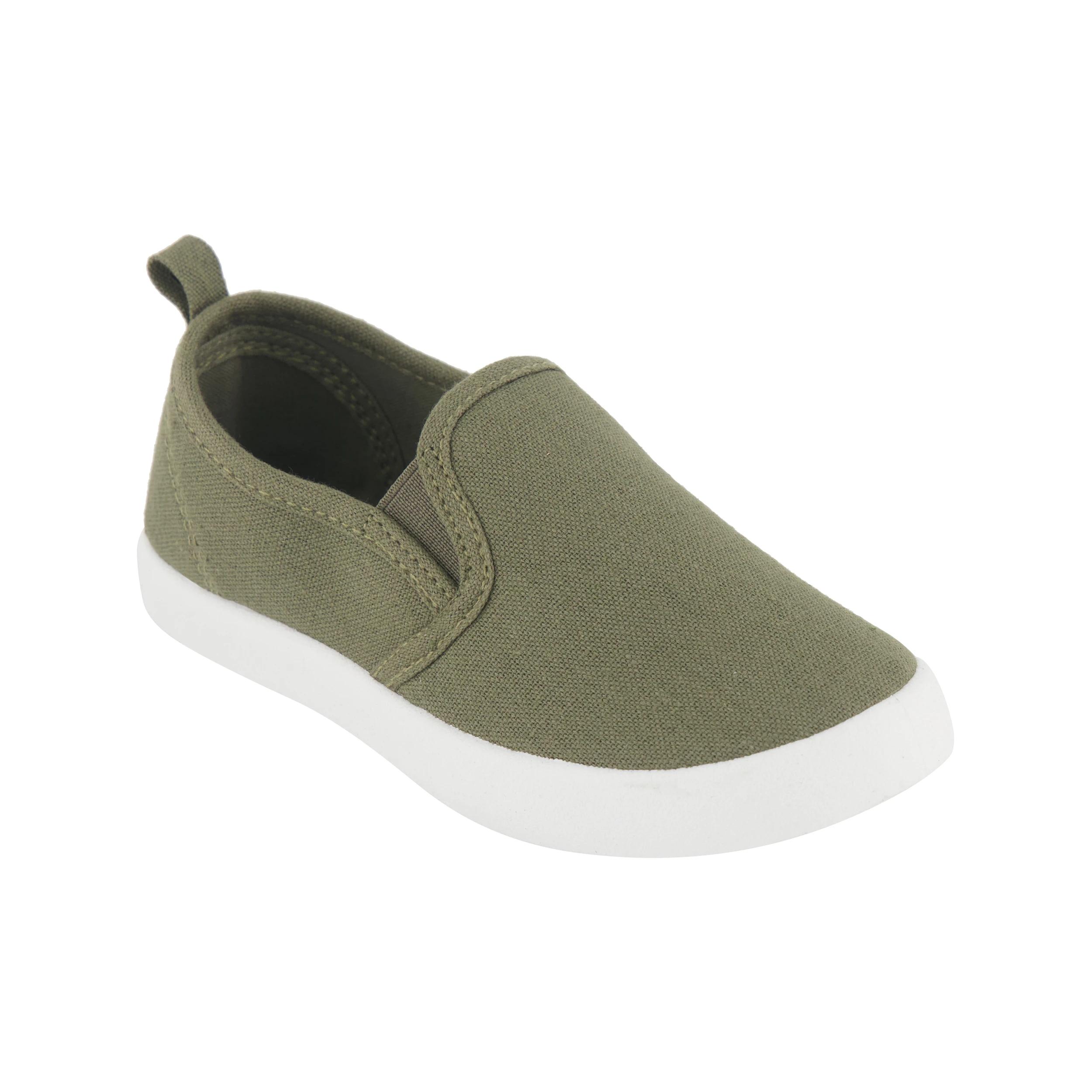 1 Junior Slip-on Canvas Shoes Grn Beetle, 1 of 5