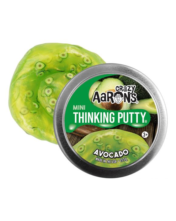 Crazy Aaron's 2 inch Star Effects Mini Thinking Putty Avocado