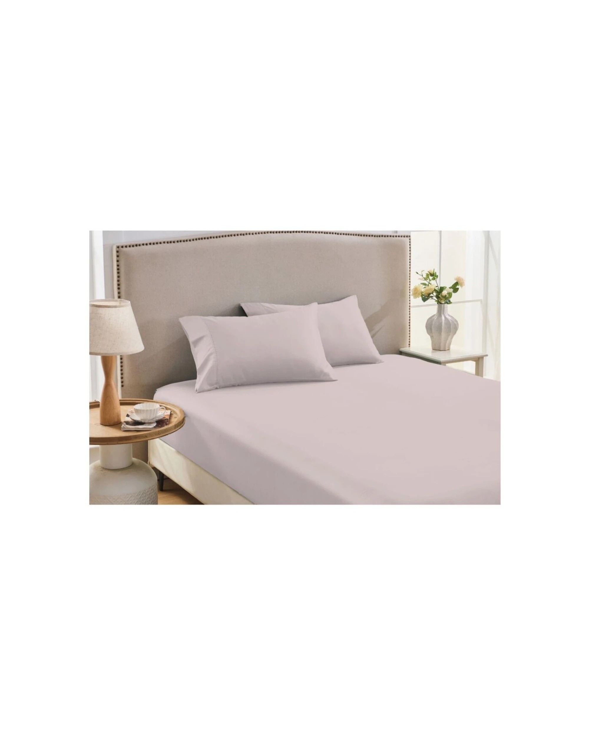 3 Grosvenor House Egyptian Cotton Standard Pillowcases 2x 2pc 500TC - Pink, 3 of 5