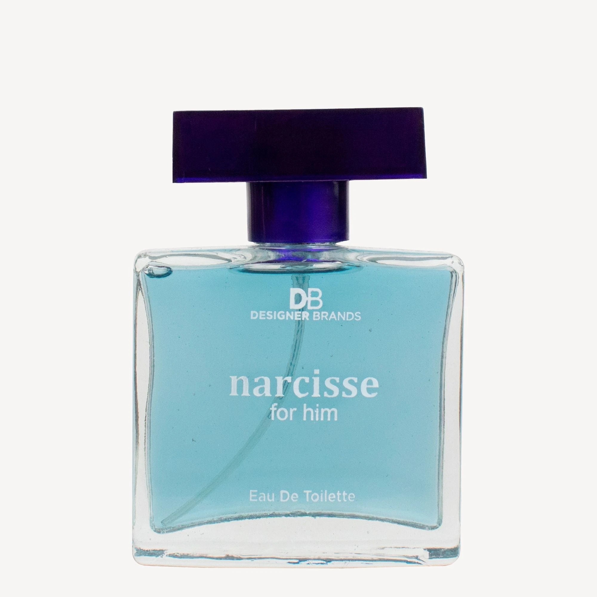 1 DB Designer Brands Narcisse For Him (EDT) Cardamom. Nutmeg, Smooth Woods 100ml, 1 of 1