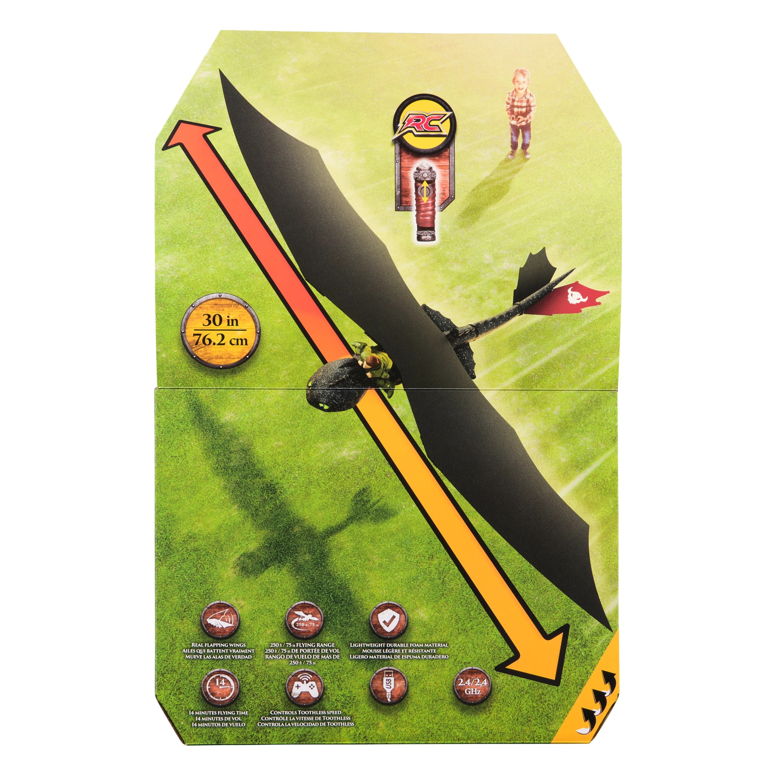 8 How To Train Your Dragon Real Flying Remote Control Toothless Action Figure, 8 of 9