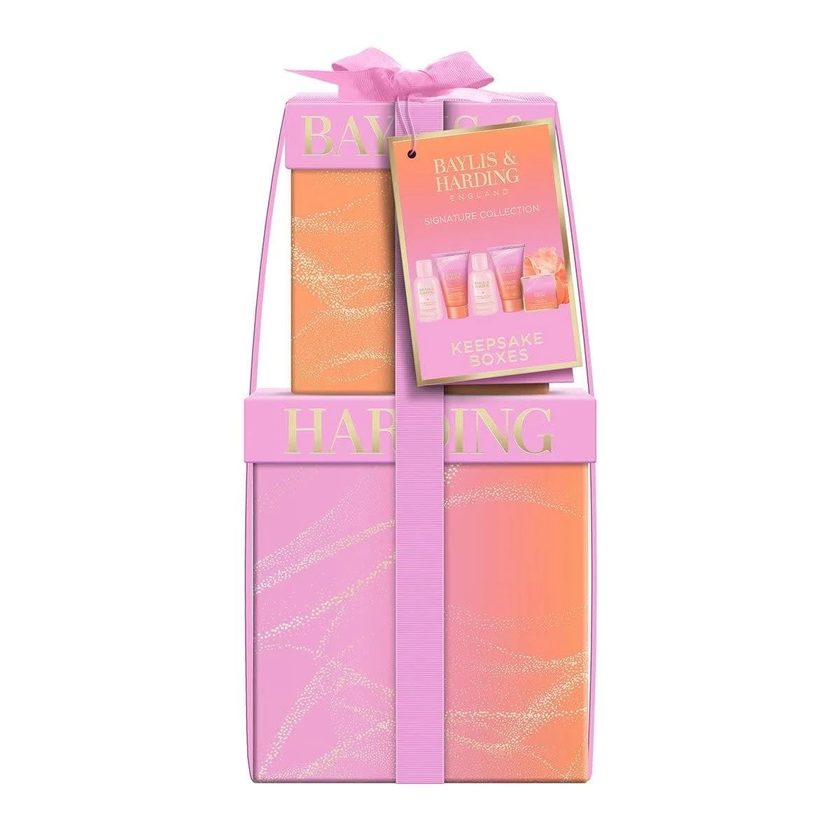1 Baylis & Harding Signature Collection Keepsake Boxes Gift Stack - Jojoba, Vanilla and Almond Oil, 1 of 4