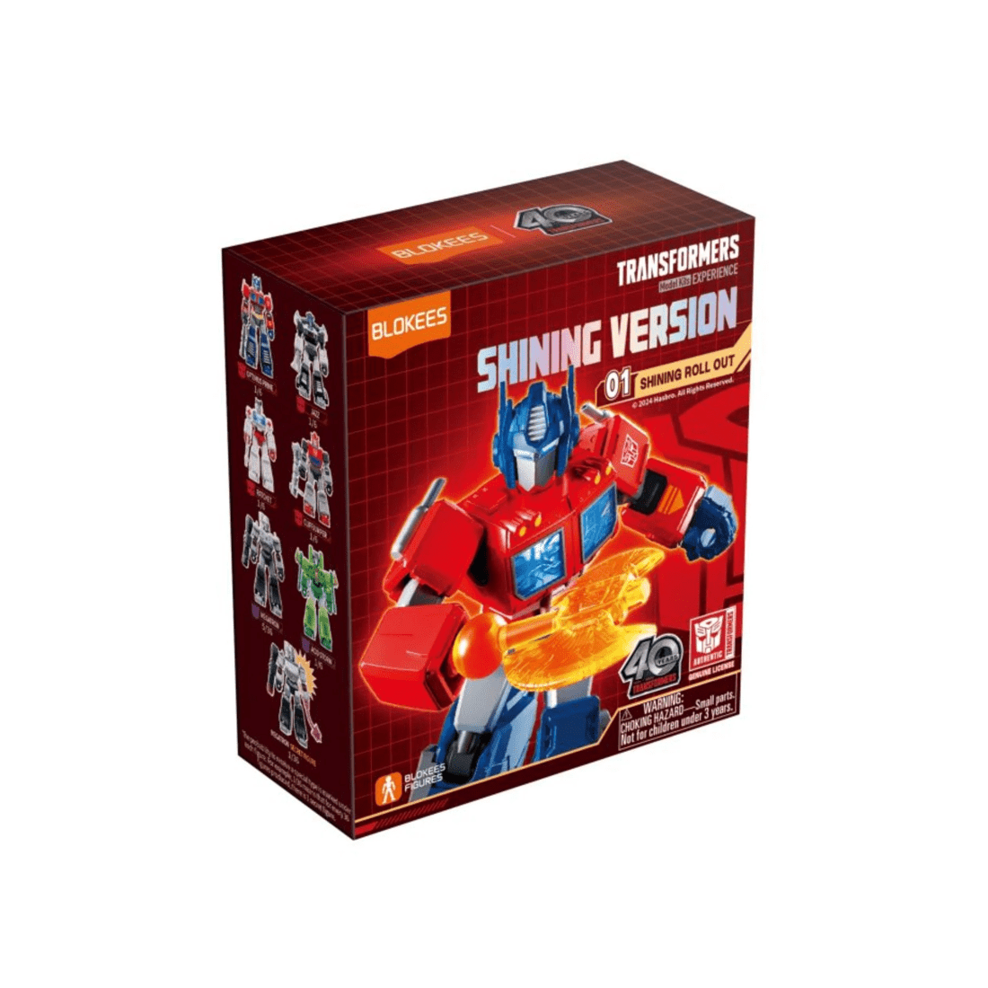 2 Blokees Transformers Shining Version 01 Shining Attack Model Kit Blind Box - Set of 6, 2 of 4