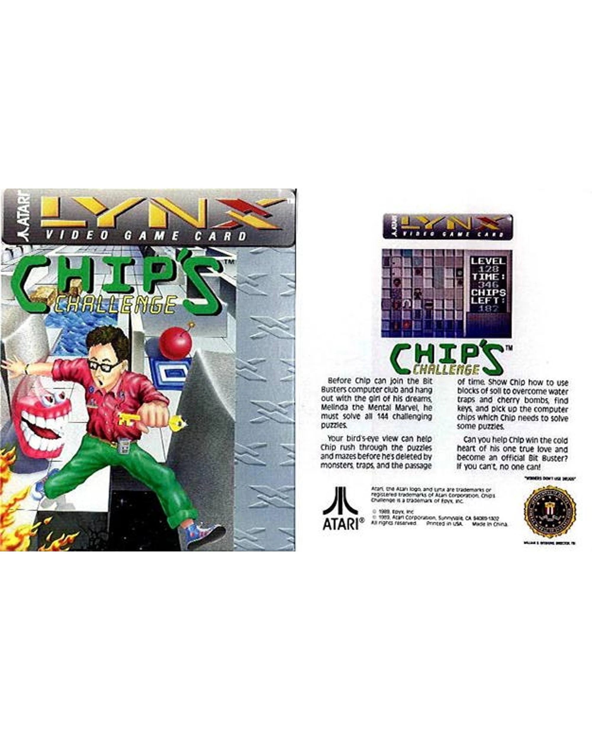 2 Chip's Challenge - Atari Lynx, 2 of 2