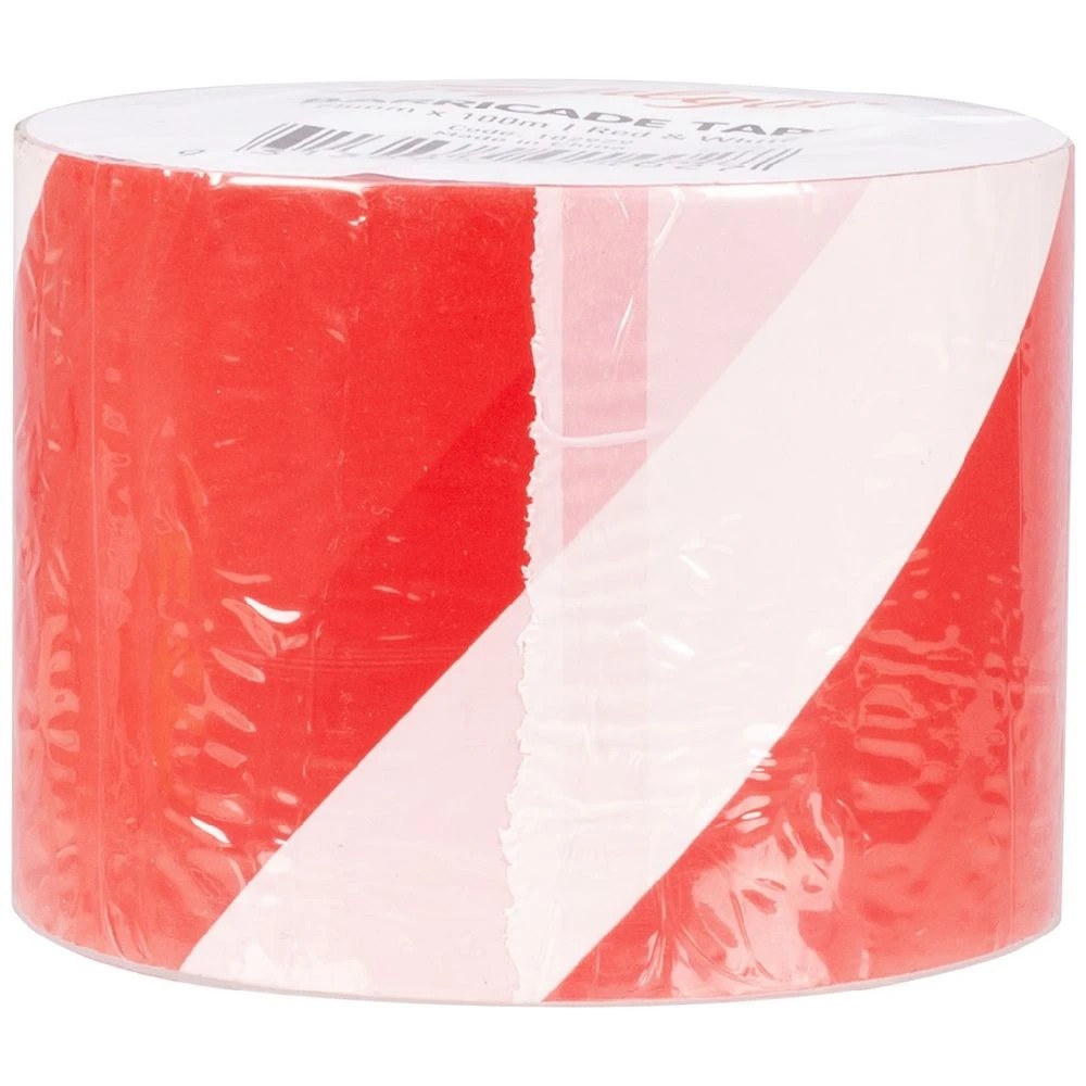 4 Trafalgar Barricade Tape 75mmx100m Red and White, 4 of 5