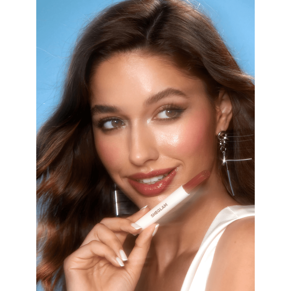 3 SHEGLAM Pout-Perfect Shimmer Lip Plumper - Sepia Kiss, 3 of 7