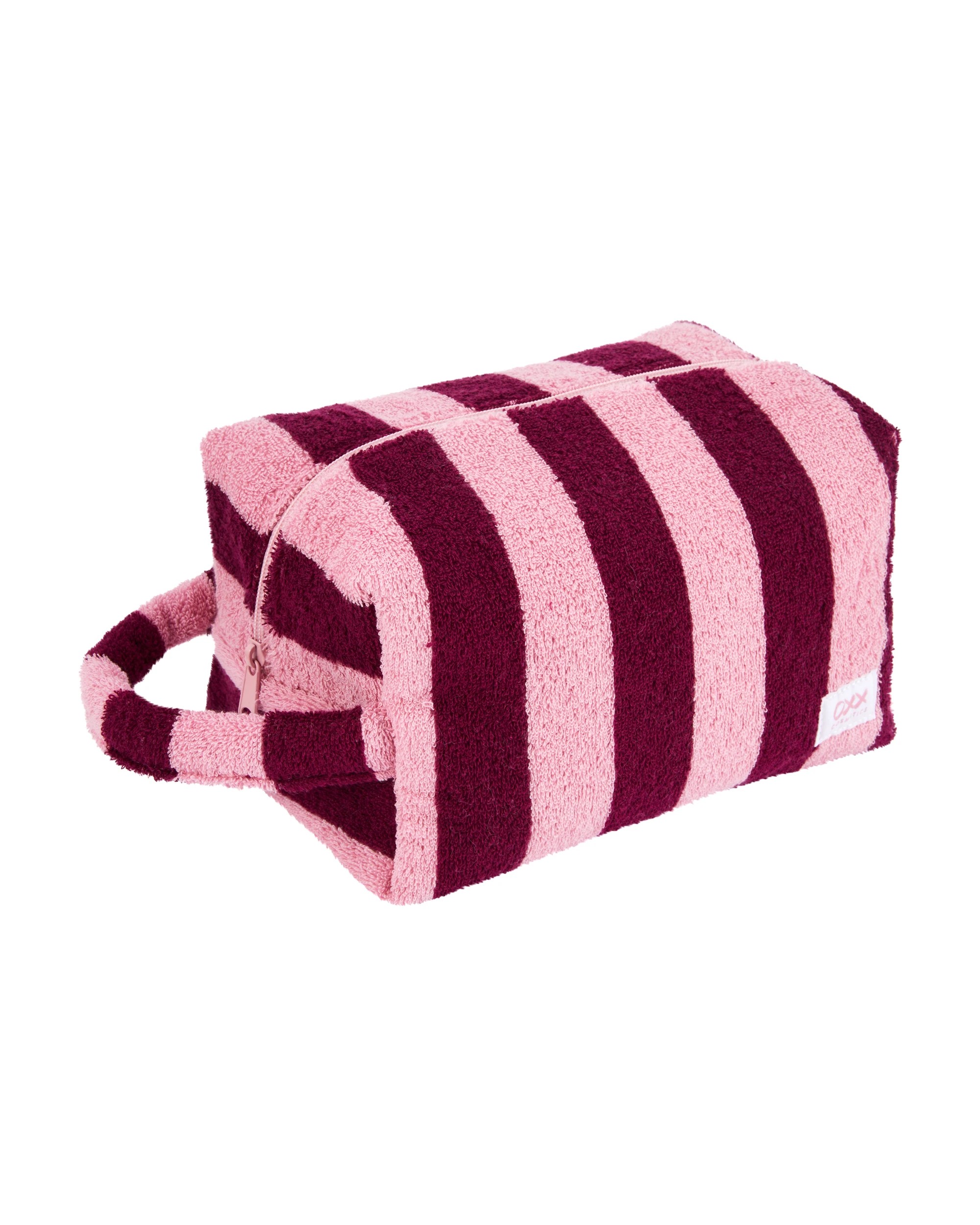 1 OXX Cosmetics Makeup Bag - Pink and Maroon, 1 of 4