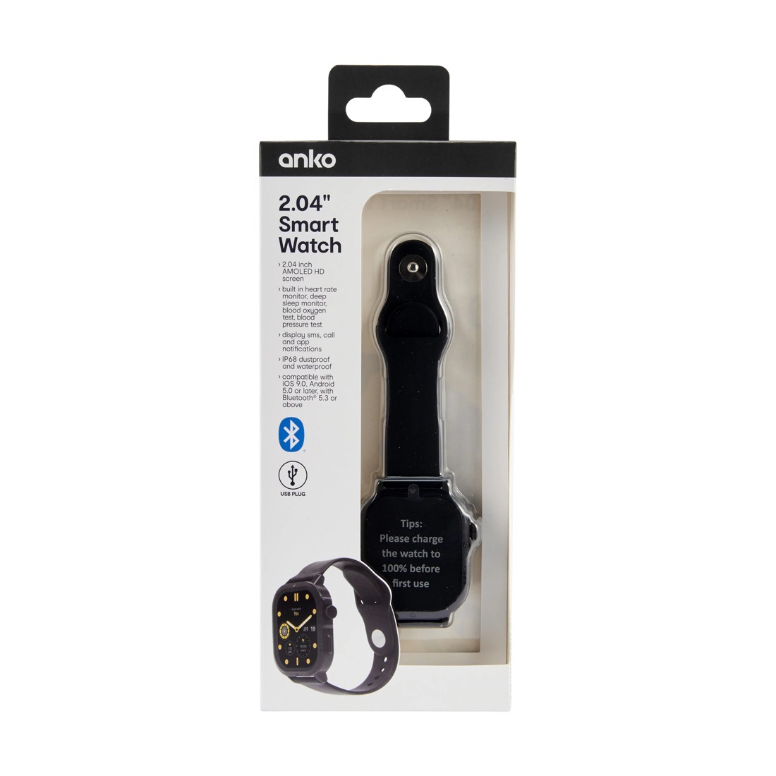 9 2.04in. Smart Watch, 9 of 10