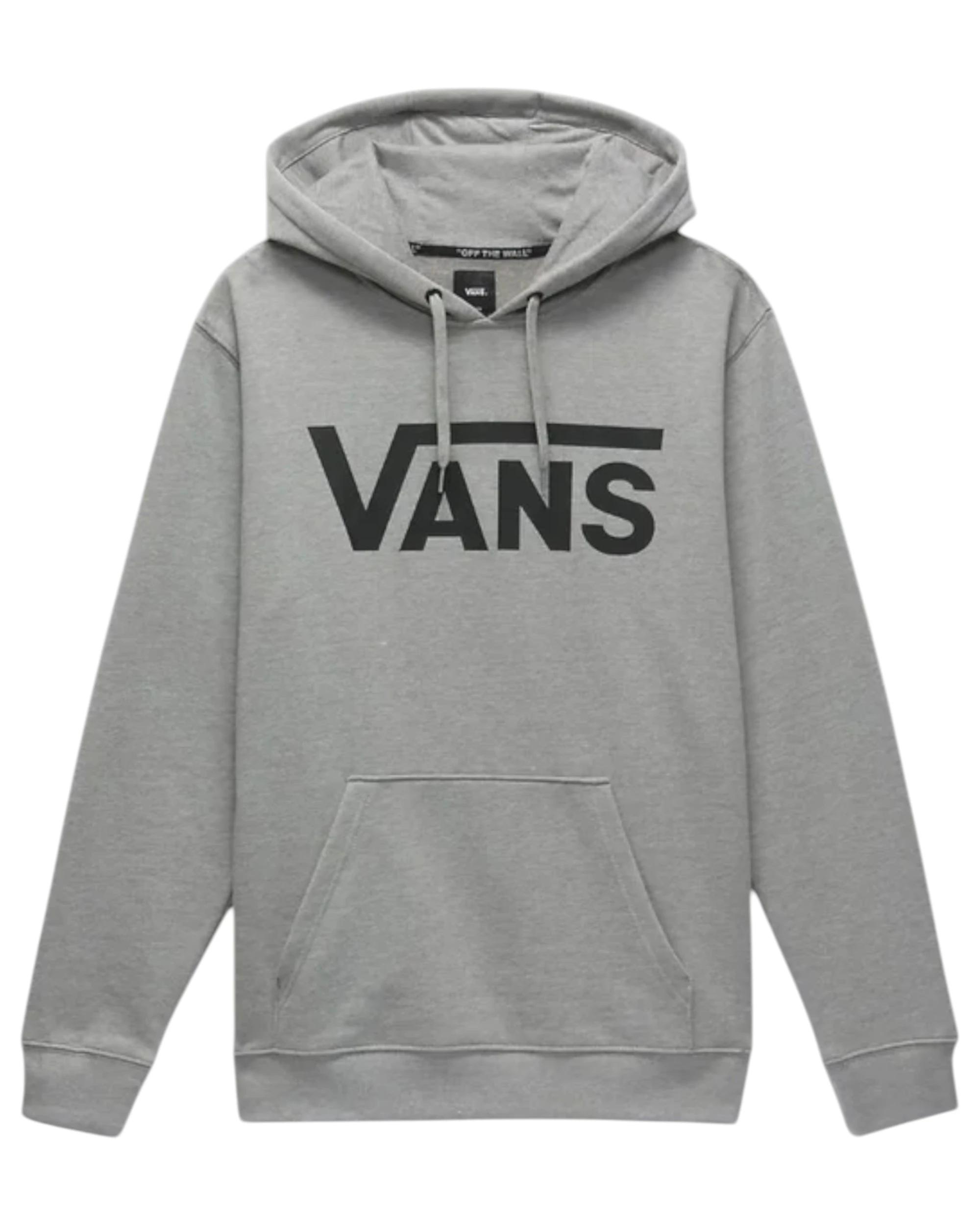 1 Vans Mens Classic Pullover Grey Hoodie GREY, 1 of 4