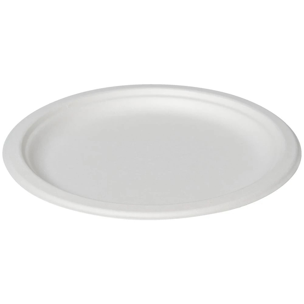 6 J.Burrows Sugarcane Plates 225mm 960 Pack, 6 of 6