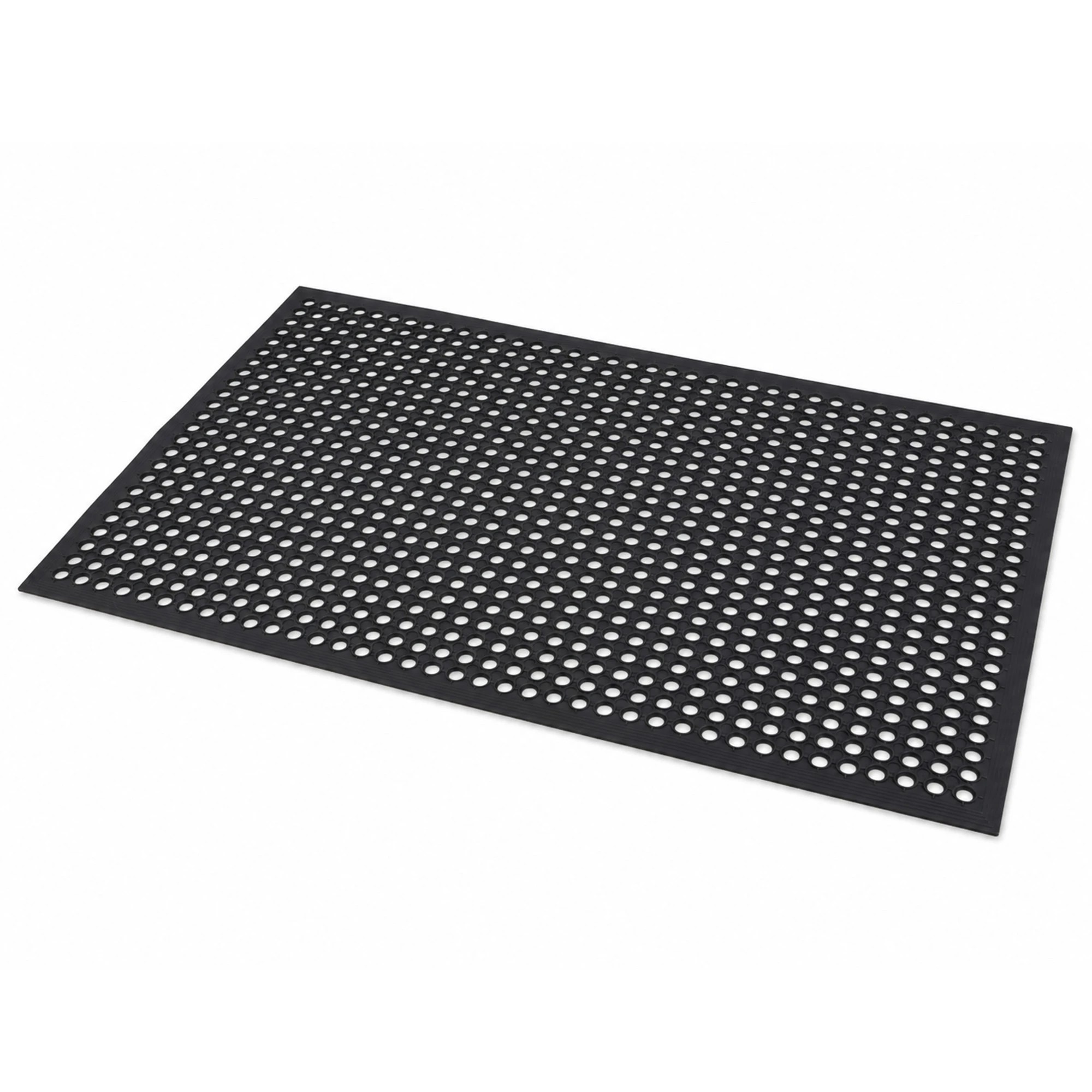 1 Marlow Anti Fatigue Mat Non Slip for Rubber Floor Draining Entry Door,Black, 1 of 8