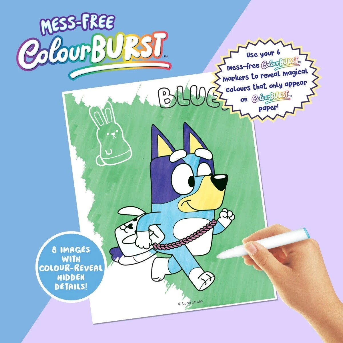 3 INKredibles Bluey Mess-Free ColourBurst Activity Kit - Book, 3 of 6