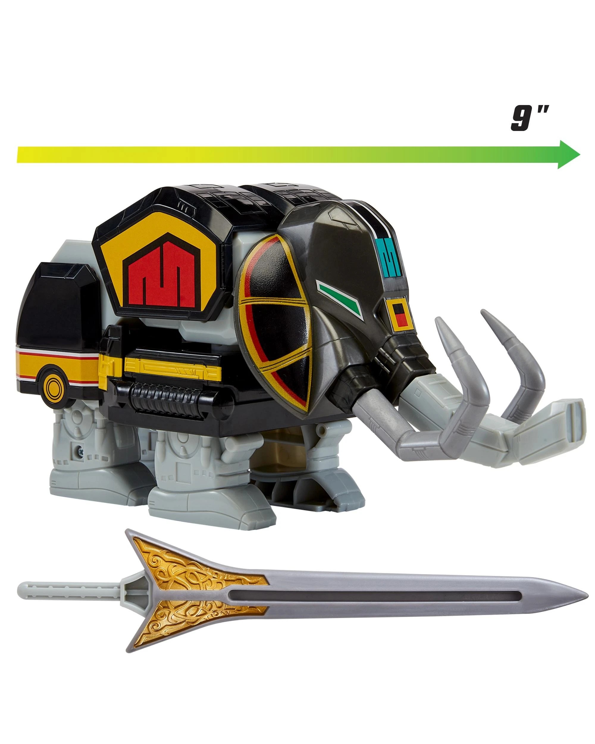 6 Mighty Morphin Power Rangers Re-Ignition Combinable Dinozord Mastodon Toy, 6 of 10