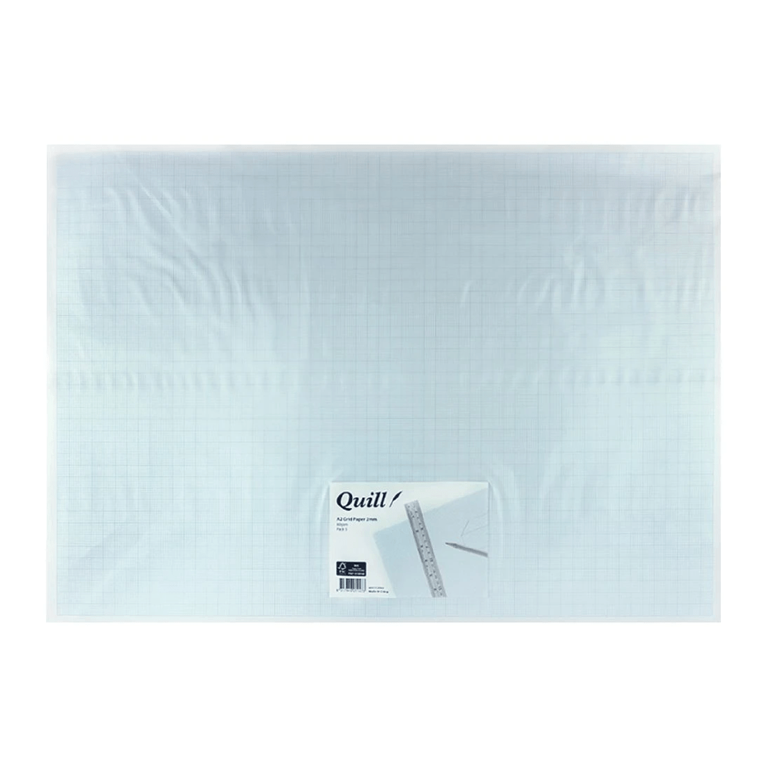 3 Quill A2 Grid Paper 2mm 5 Pack, 3 of 3