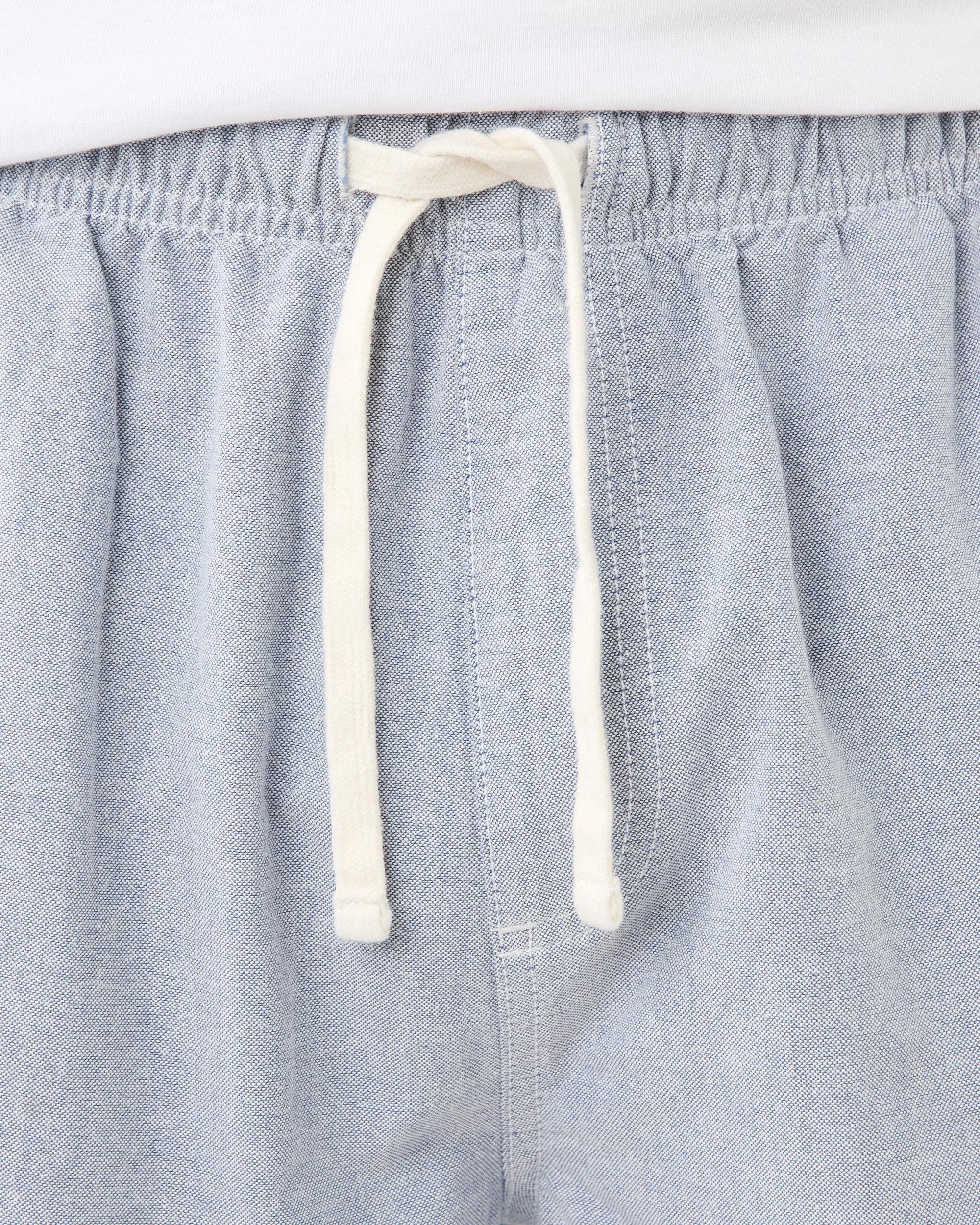 4 Elastic Waist Textured Volley Shorts Blu Yd, 4 of 7