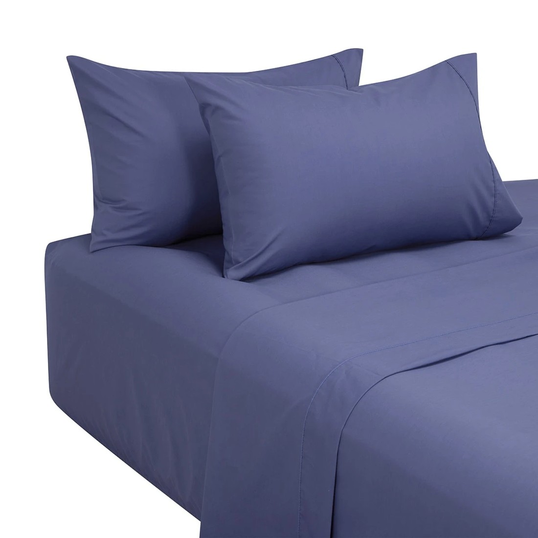 5 180 Thread Count Sheet Set - Queen Bed, Mid Blue, 5 of 7